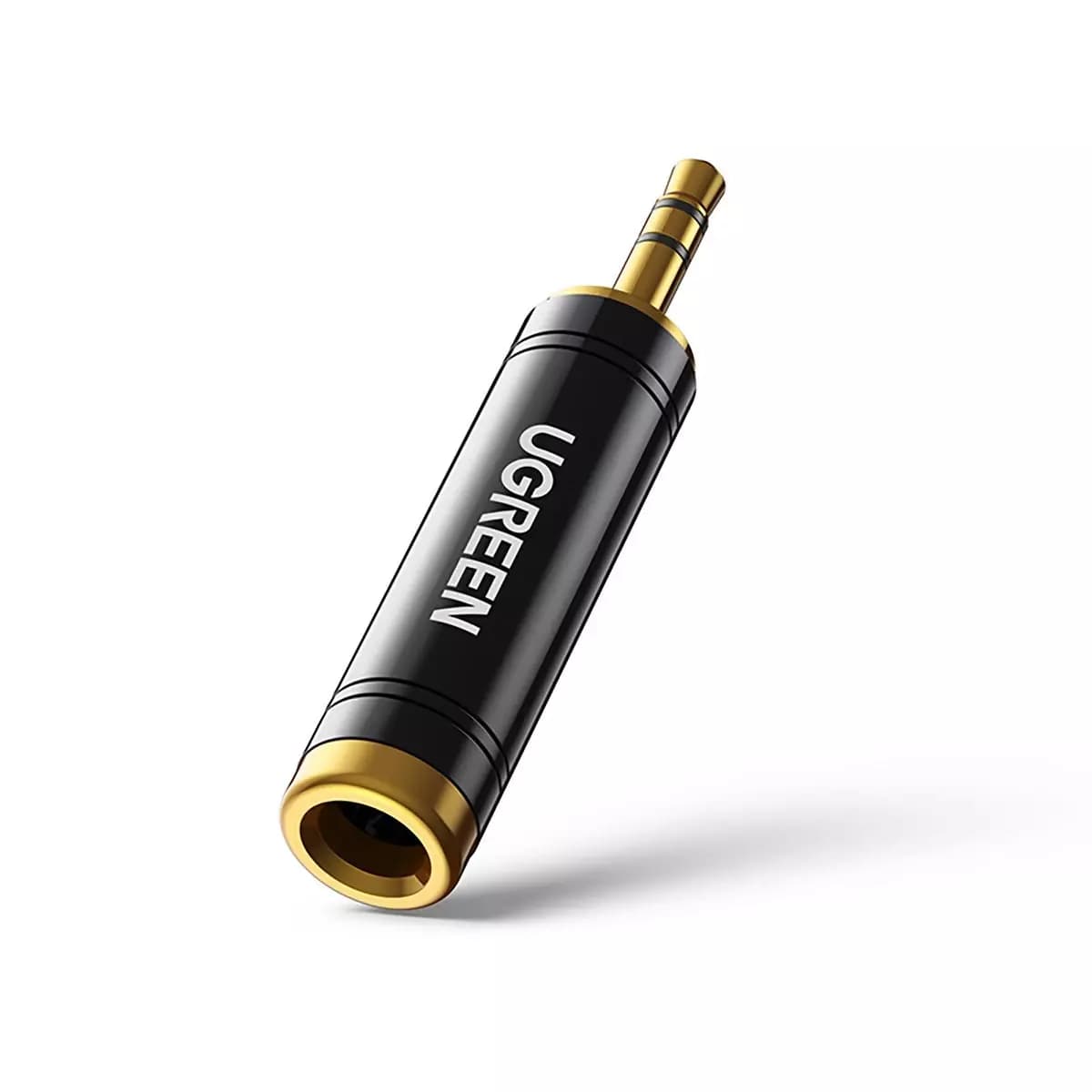 

Adapter UGREEN przejściówka audio z 3.5mm (męski) na 6,35mm mini jack (żeński) szary (AV168)
