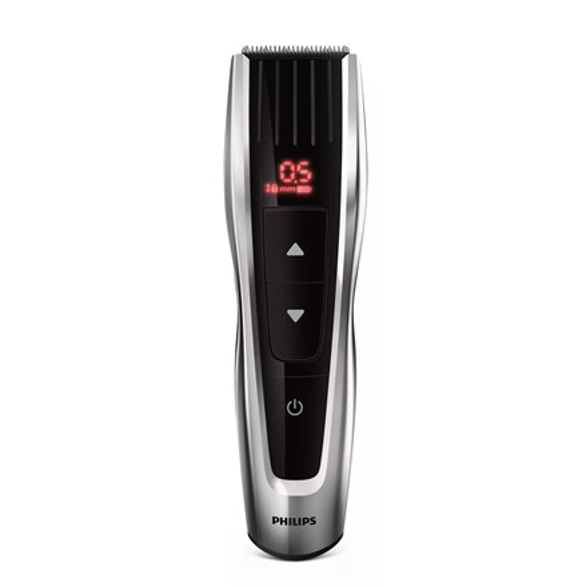 

Philips Maszynka do strzyżenia włosów Series 9000 HC9420/15 Bezprzewodowa lub przewodowa, liczba stopni długości 60, czarna/sreb