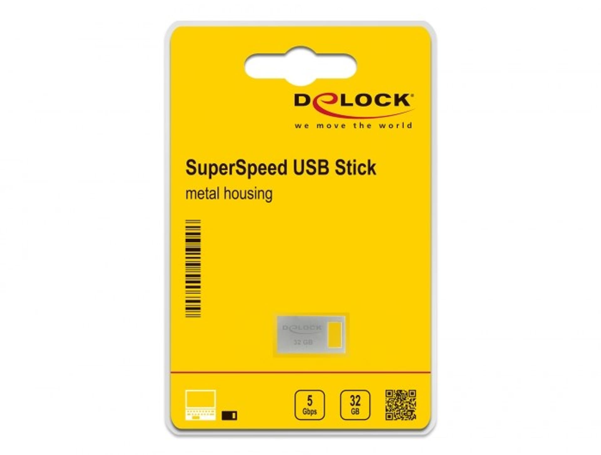 

DELOCK PENDRIVE MICRO 32GB USB 3.0 METALOWA OBUDOWA 54070