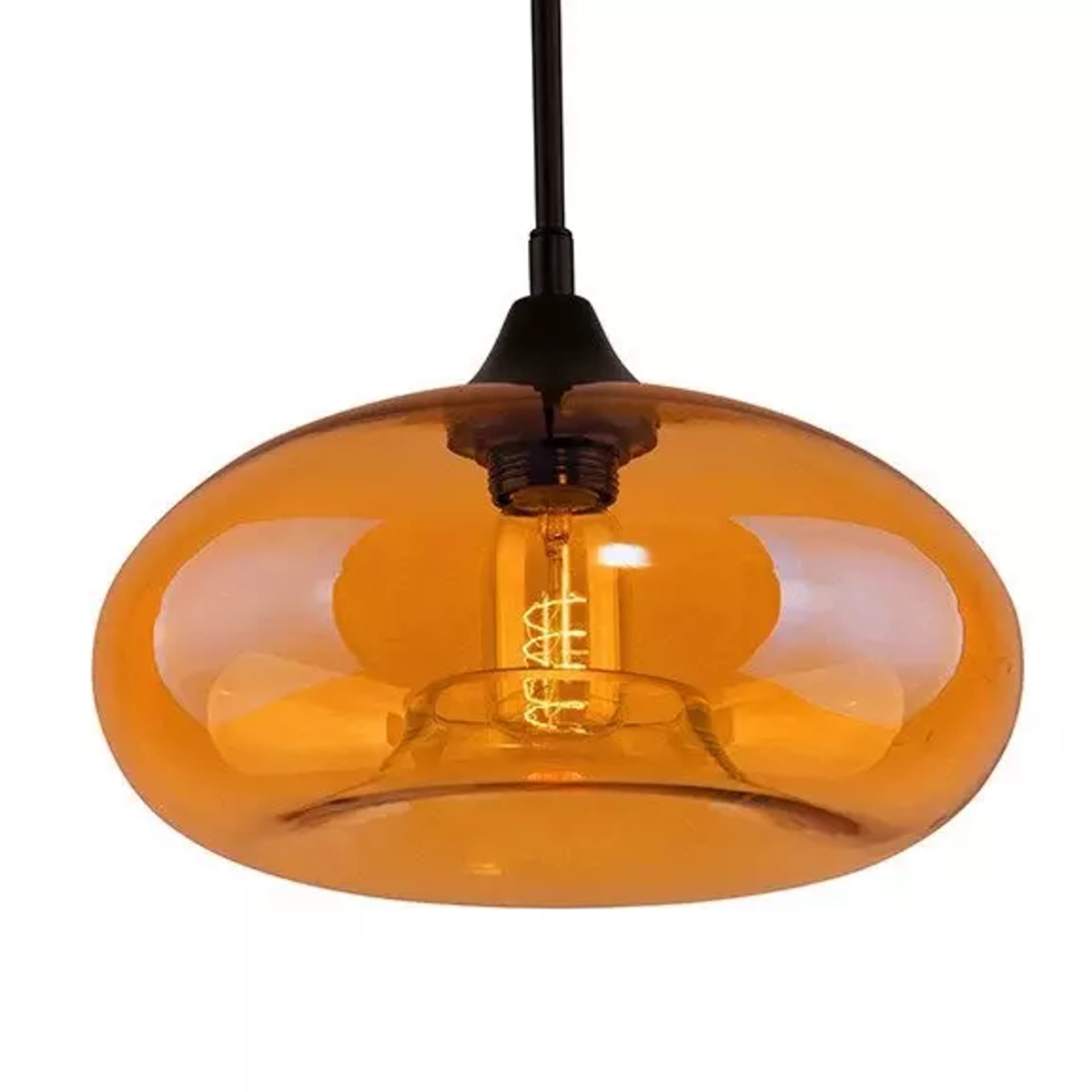 

LONDON LOFT NO. 3 BI – LAMPA WISZĄCA Altavola Design (Barwa światła barwa ciepła, Kolor bursztynowy, Możliwość ściemniania tak)