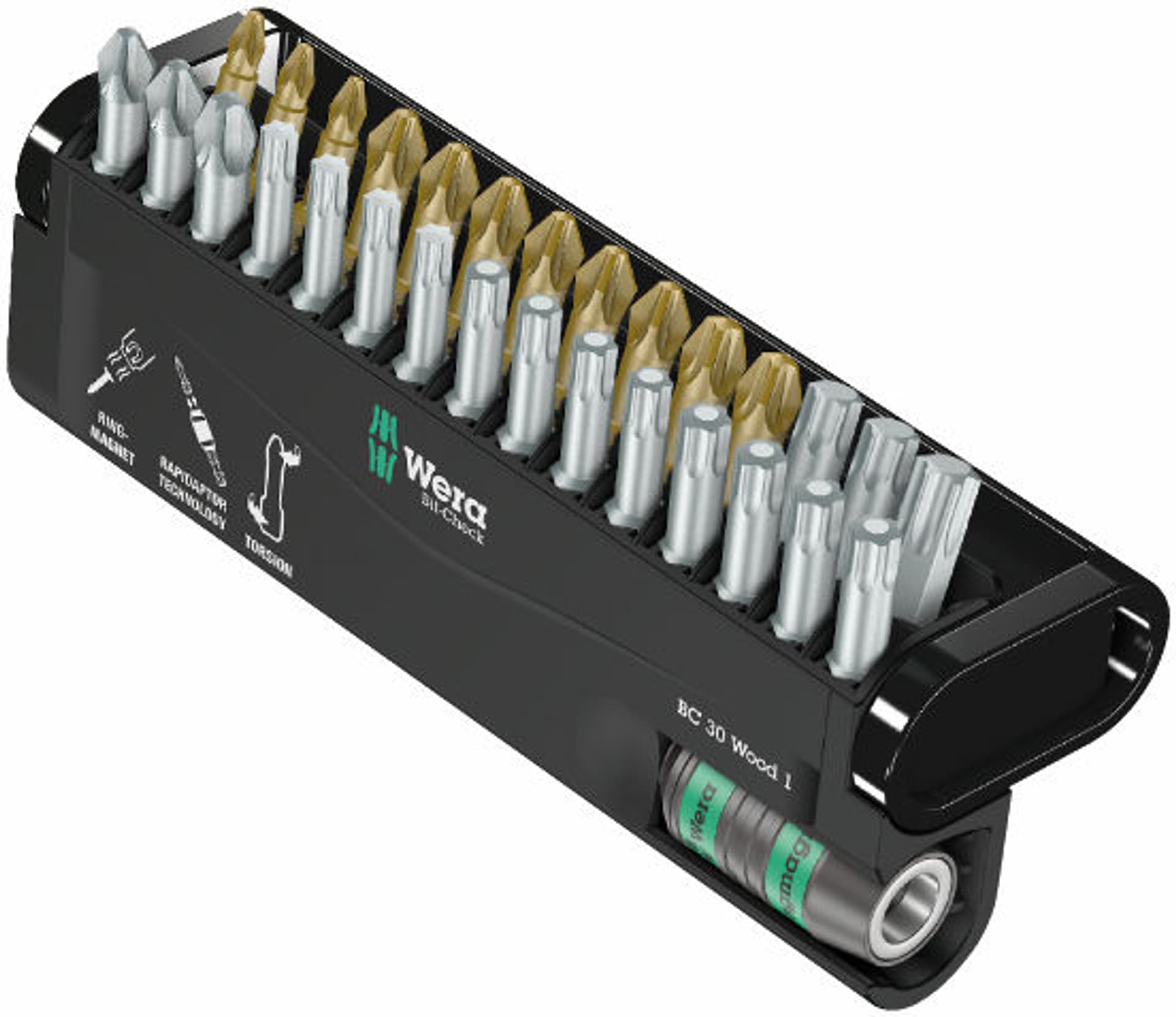 

Zestaw bitow Bit-Check 30 Wood 1 Wera