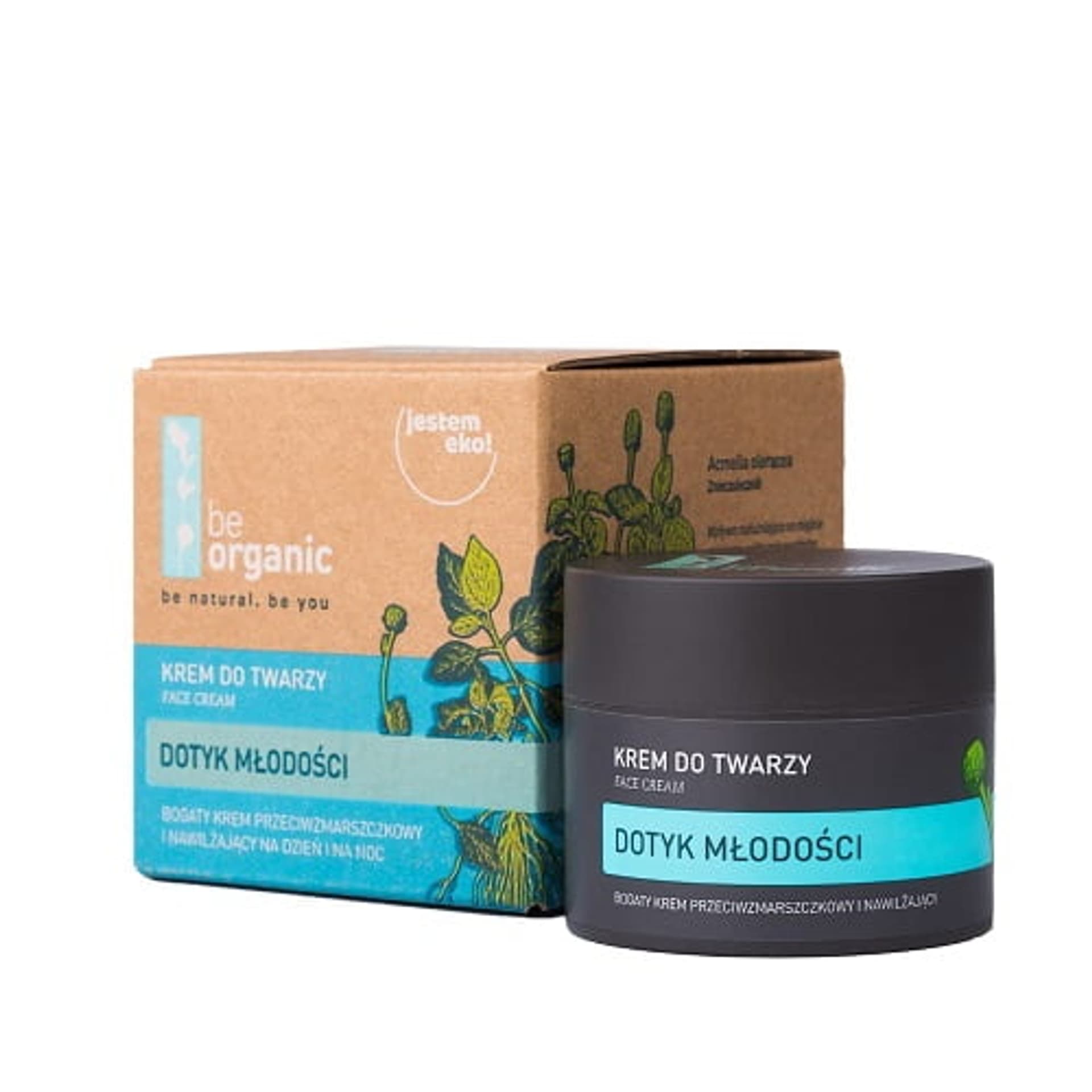 

Be Organic Face Cream Dotyk młodości przeciwzmarszczkowy krem do twarzy na dzień i na noc 50ml