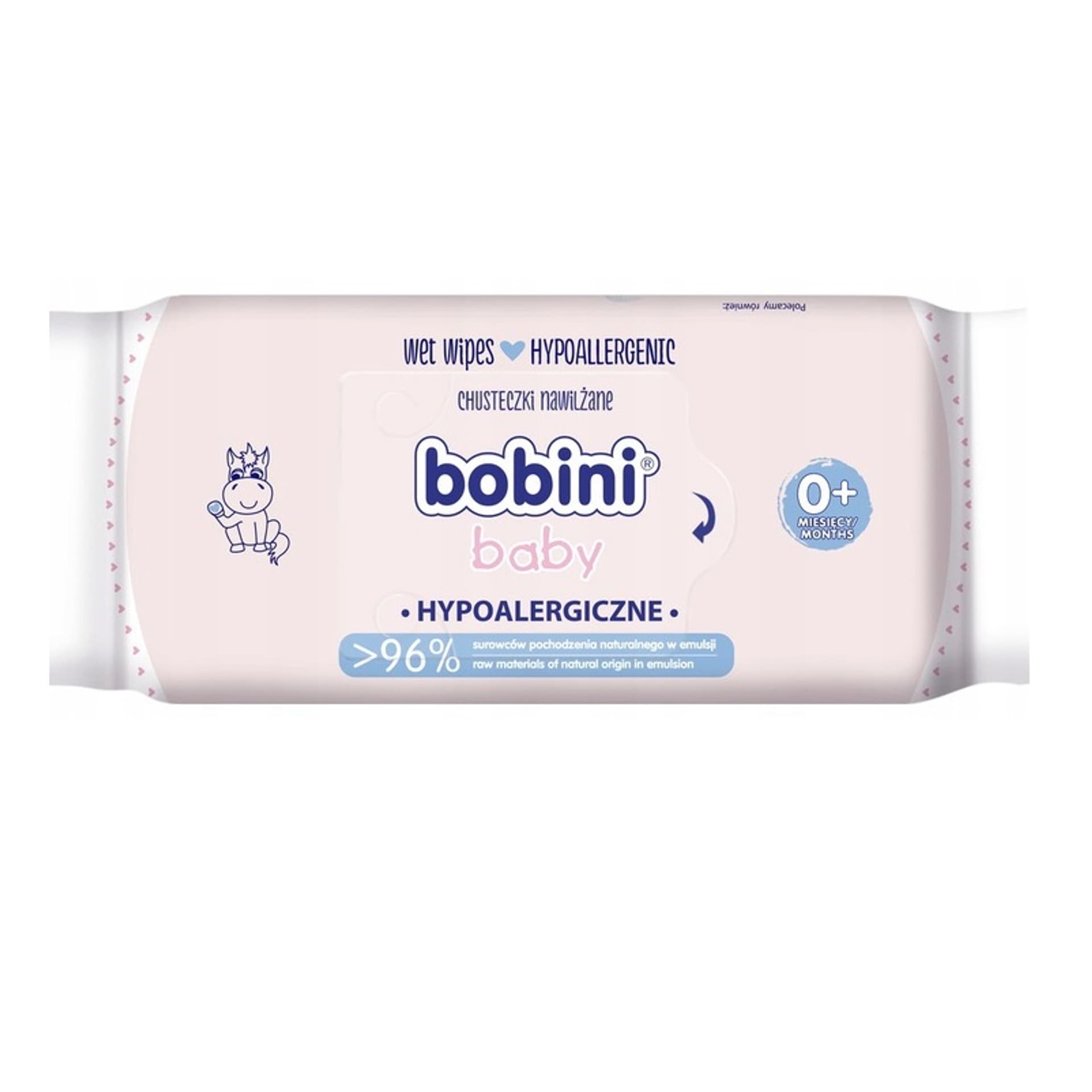 

Bobini Bobini Baby hypoalergiczne chusteczki nawilżane dla dzieci i niemowląt 60szt
