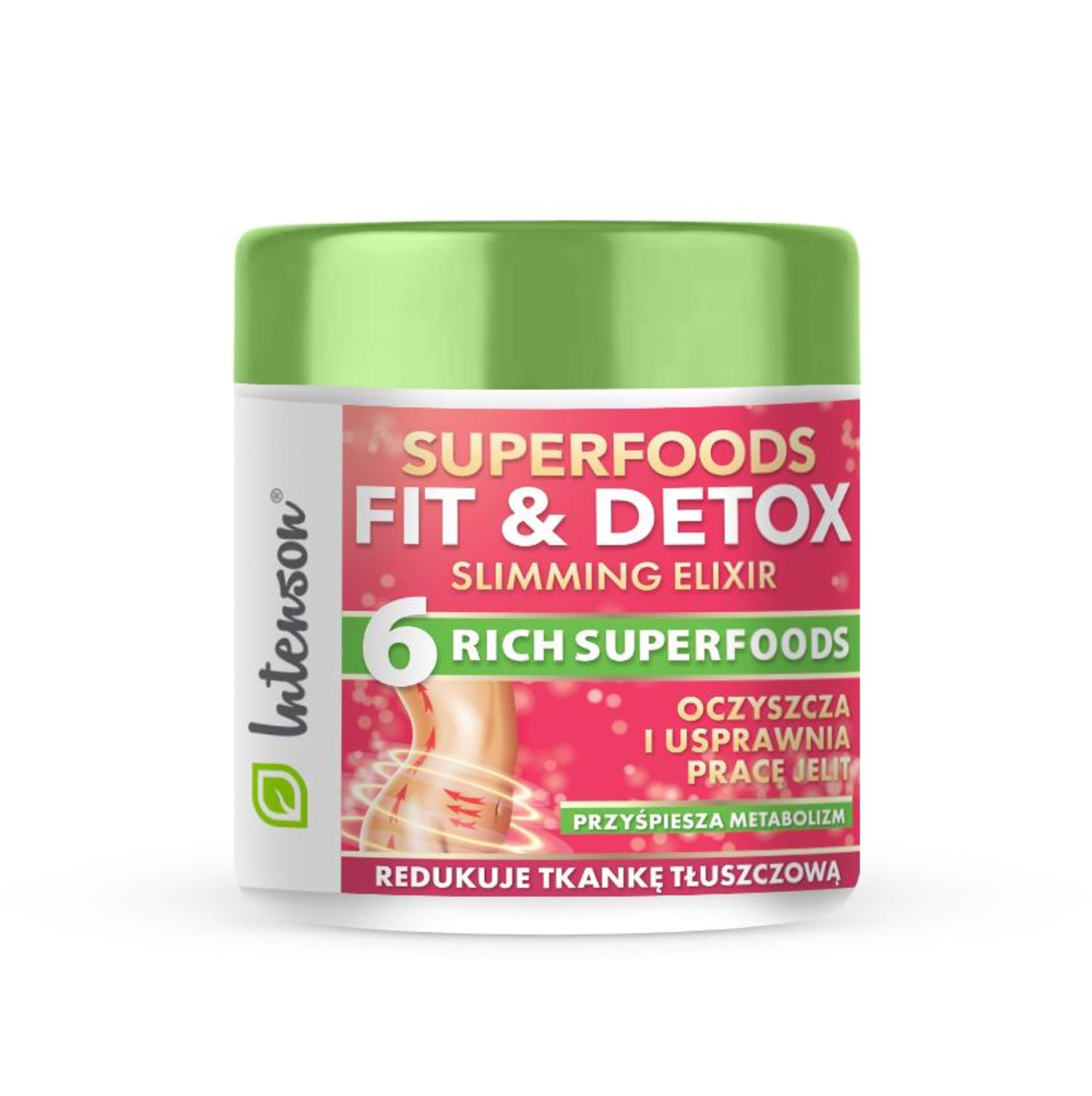 

INTENSON Superfoods Fit Detox Elixir koktajl błonnikowy suplement diety 135g