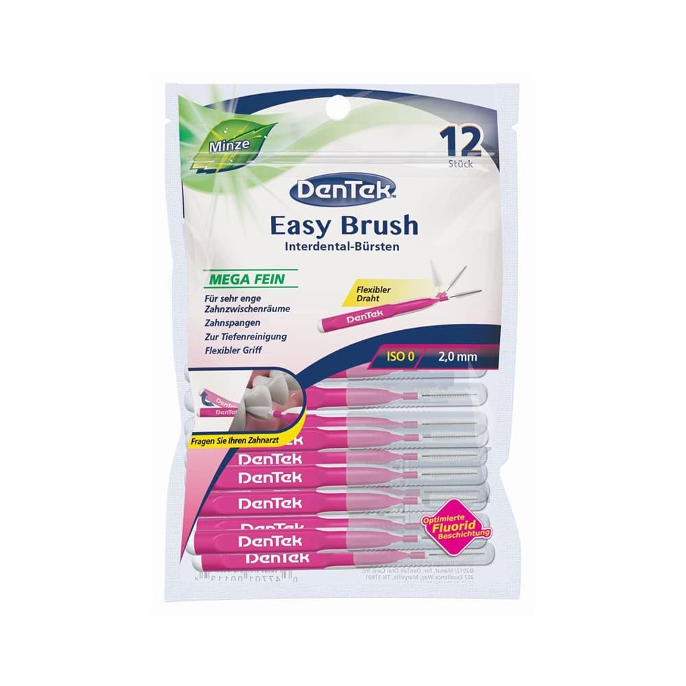 

DenTek Easy Brush szczoteczka do przestrzeni międzyzębowych rozmiar 0 12szt