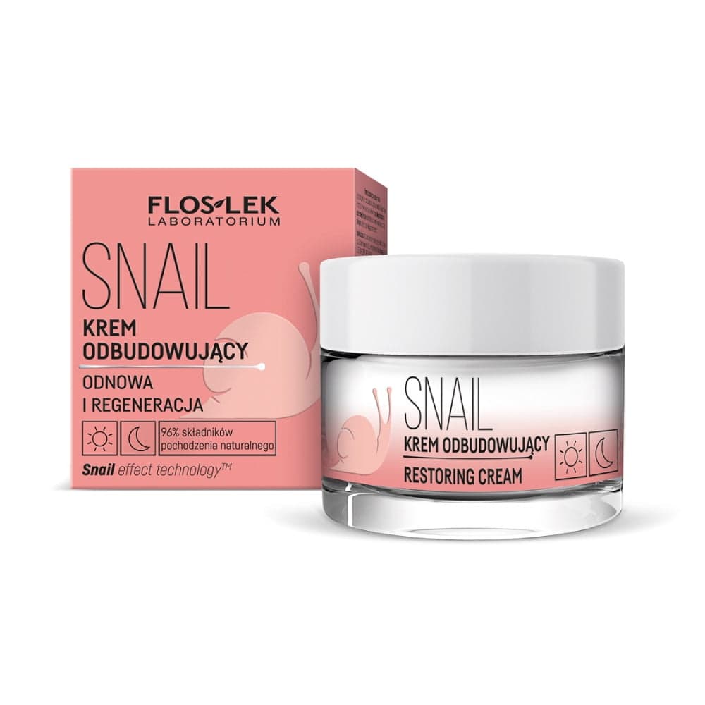 

Floslek Snail Krem odbudowujący na dzień i noc