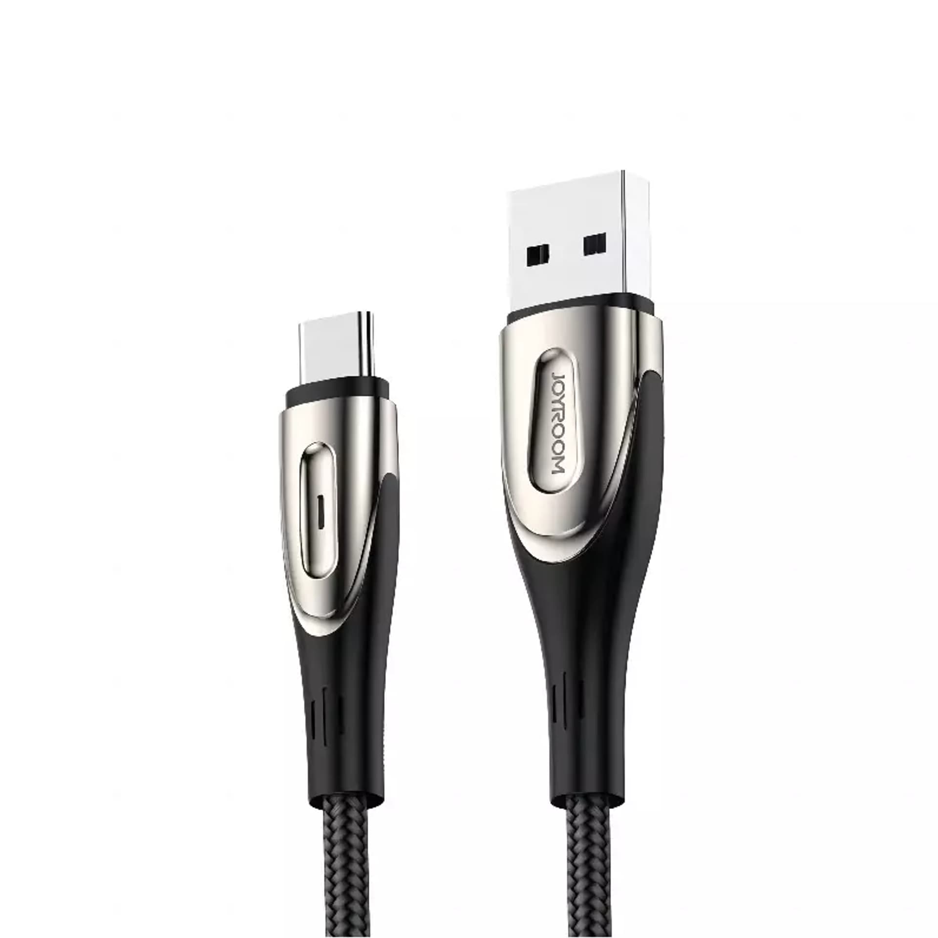 

Joyroom Sharp Series kabel do szybkiego ładowania USB-A - USB-C 3A 1.2m czarny (S-M411)