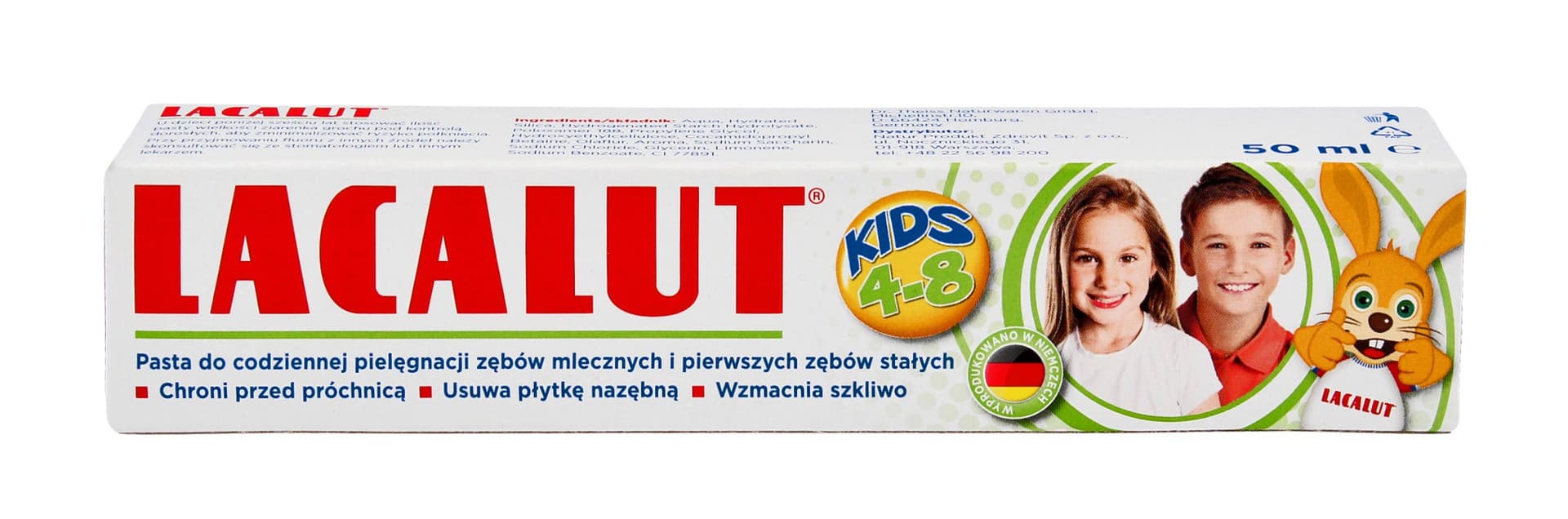 

Lacalut Pasta do zębów dla dzieci od 4-8 lat 50ml