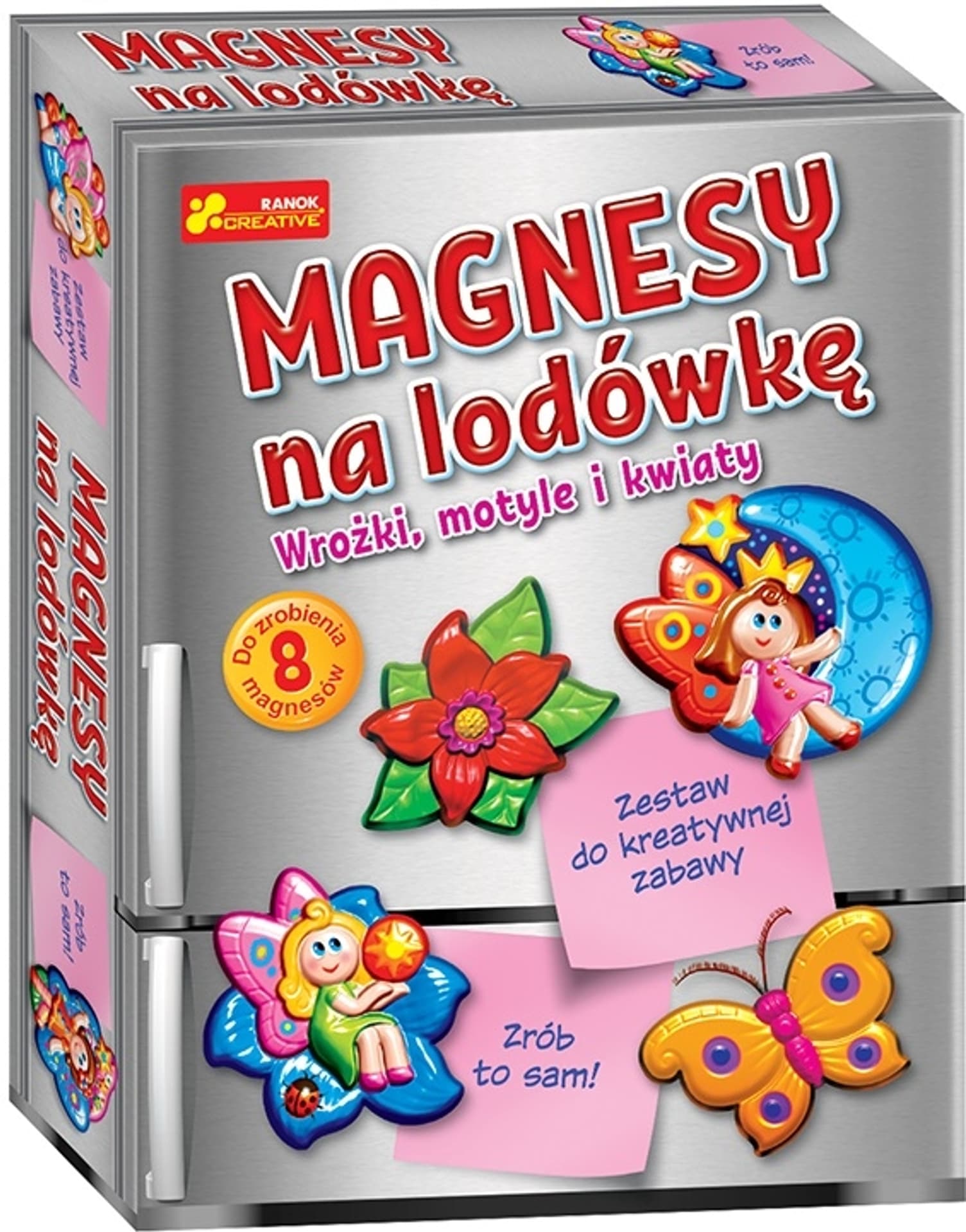 

MAGNESY WRÓŻKI MOTYLE KWIATY KREATYWNE ZABAWY RANOK