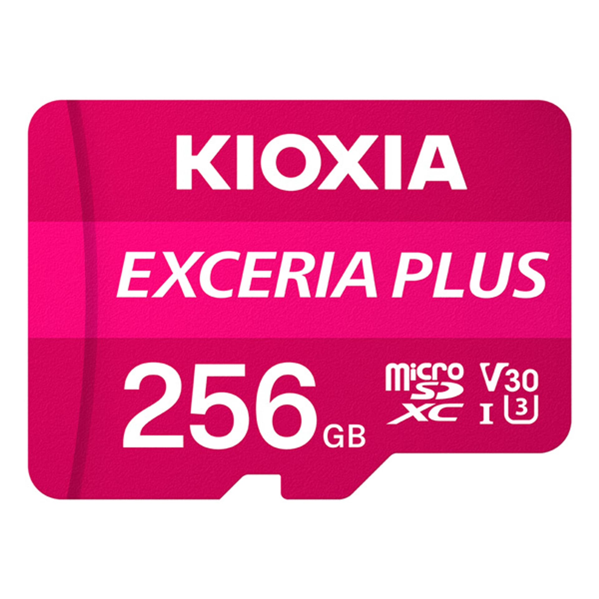 

Kioxia Karta pamięci Exceria Plus (M303), 256GB, microSDXC, LMPL1M256GG2, UHS-I U3 (Class 10)
