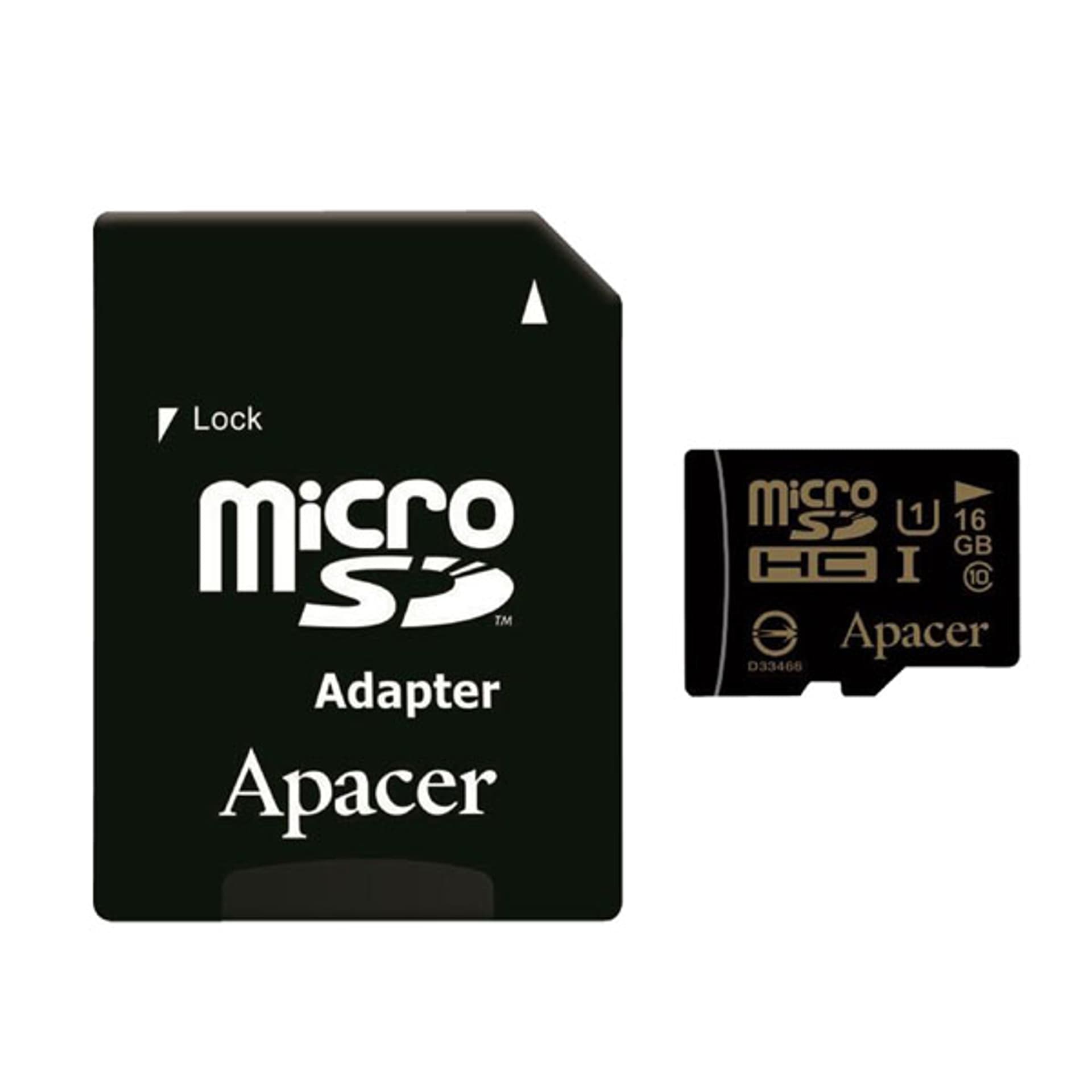 

Apacer Karta pamięci Secure Digital Card U1, 16GB, micro SDHC, AP16GMCSH10U1-R, UHS-I U1 (Class 10), z adapterm, Class 10)/z adapter