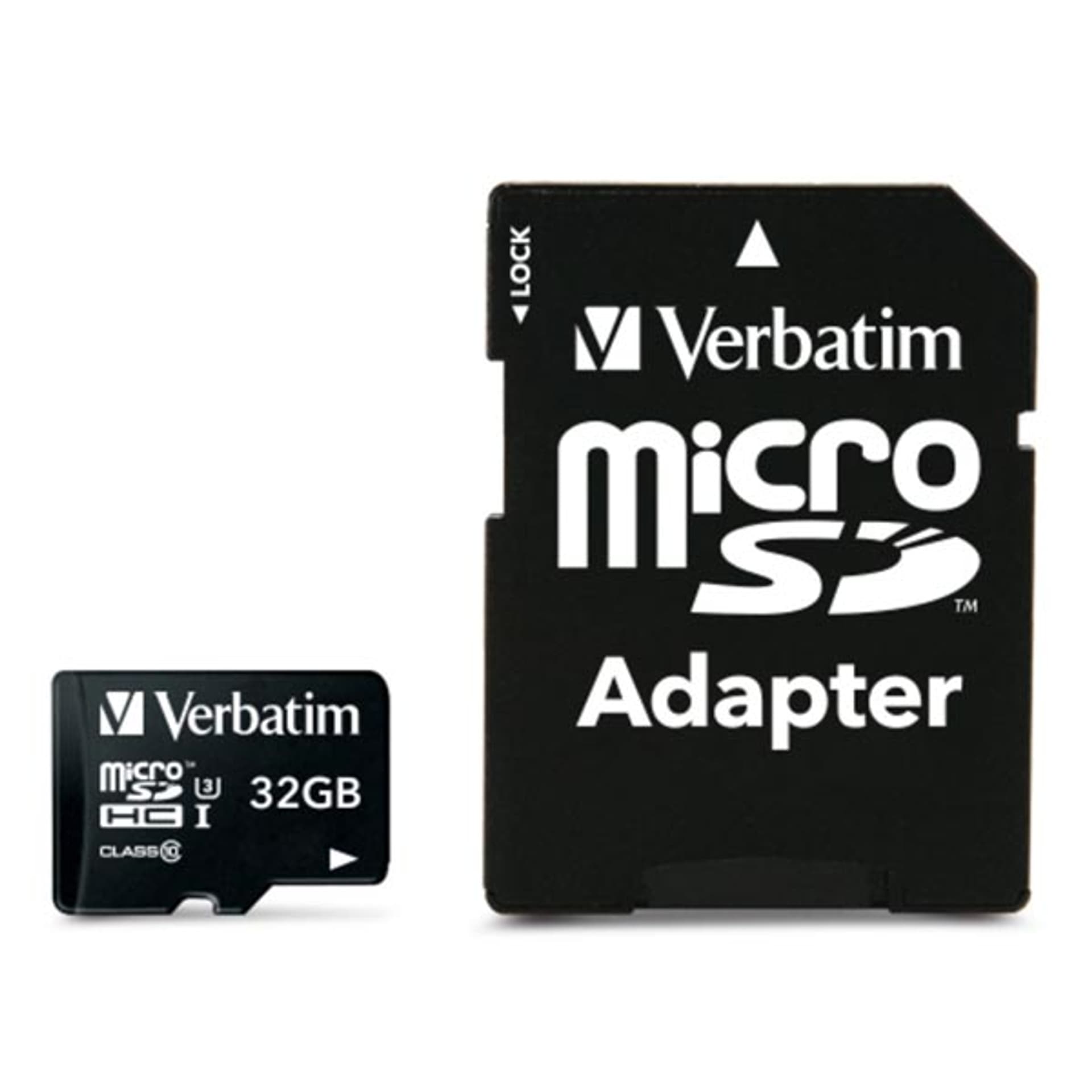 

Verbatim Karta pamięci Micro Secure Digital Card Pro U3, 32GB, micro SDHC, 47041, UHS-I U3 (Class 10), V30, z adapterm, Class 10)/v30/z adapter