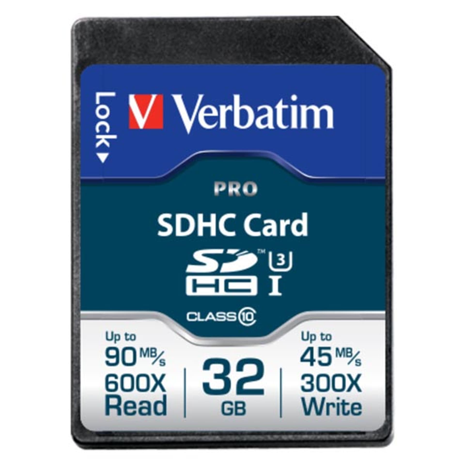 

Verbatim Karta pamięci Secure Digital Card Pro U3, 32GB, SDHC, 47021, UHS-I U3 (Class 10), V30, Class 10)/v3