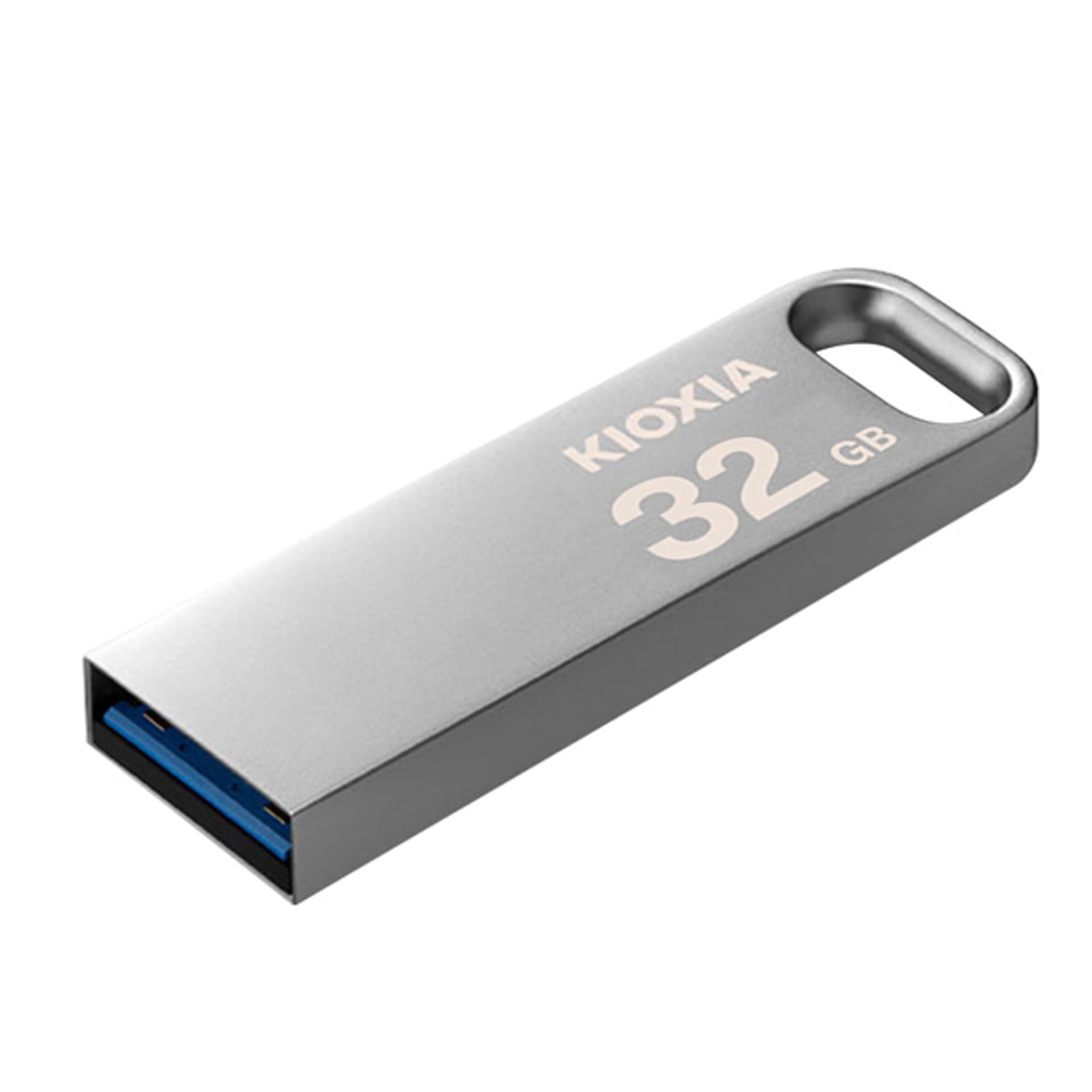 

Kioxia USB flash disk, USB 3.0, 32GB, Biwako U366, Biwako U366, srebrny, LU366S032GG4
