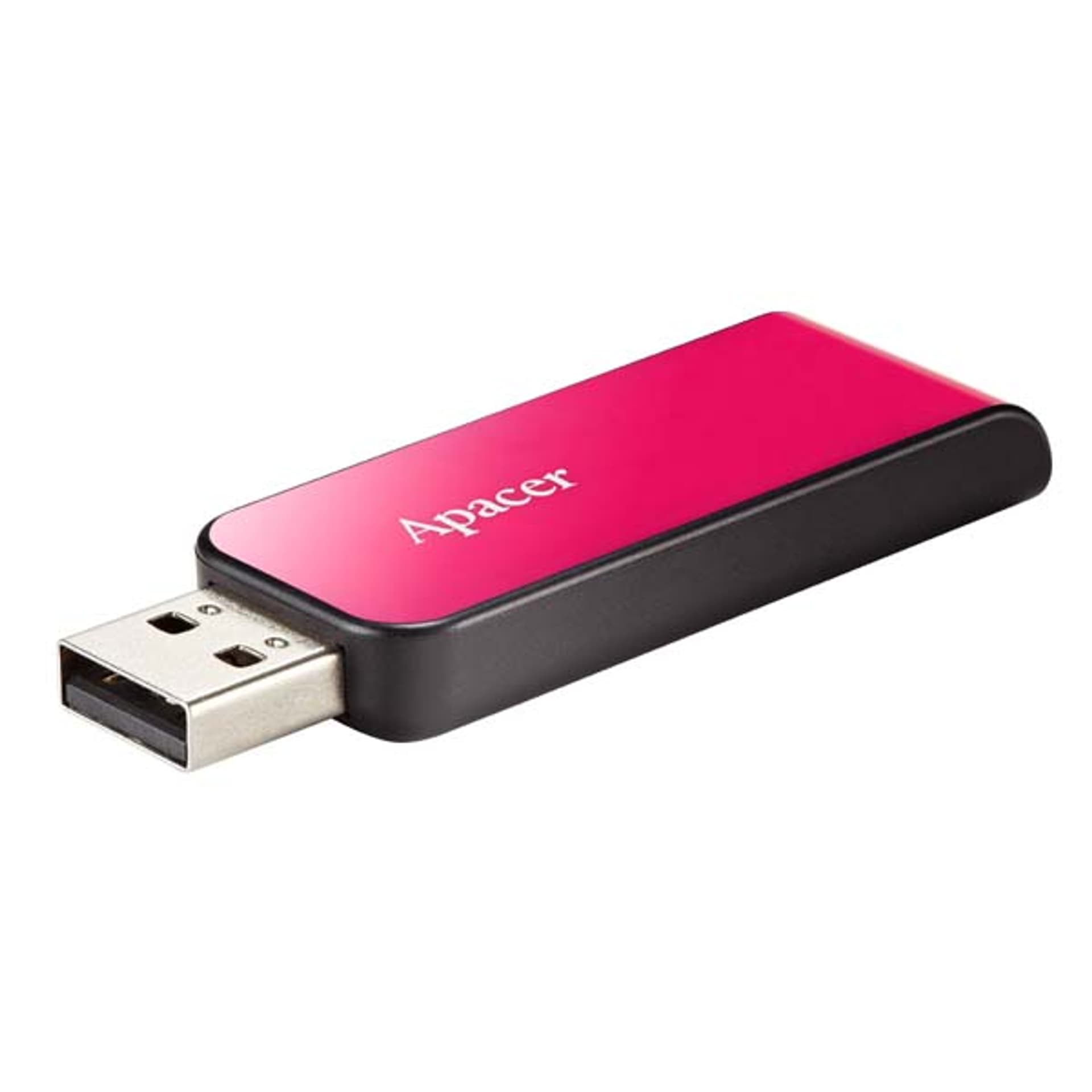 

Apacer USB flash disk, USB 2.0, 16GB, AH334, niebieski, AP16GAH334U-1, USB A, z wysuwanym złączem