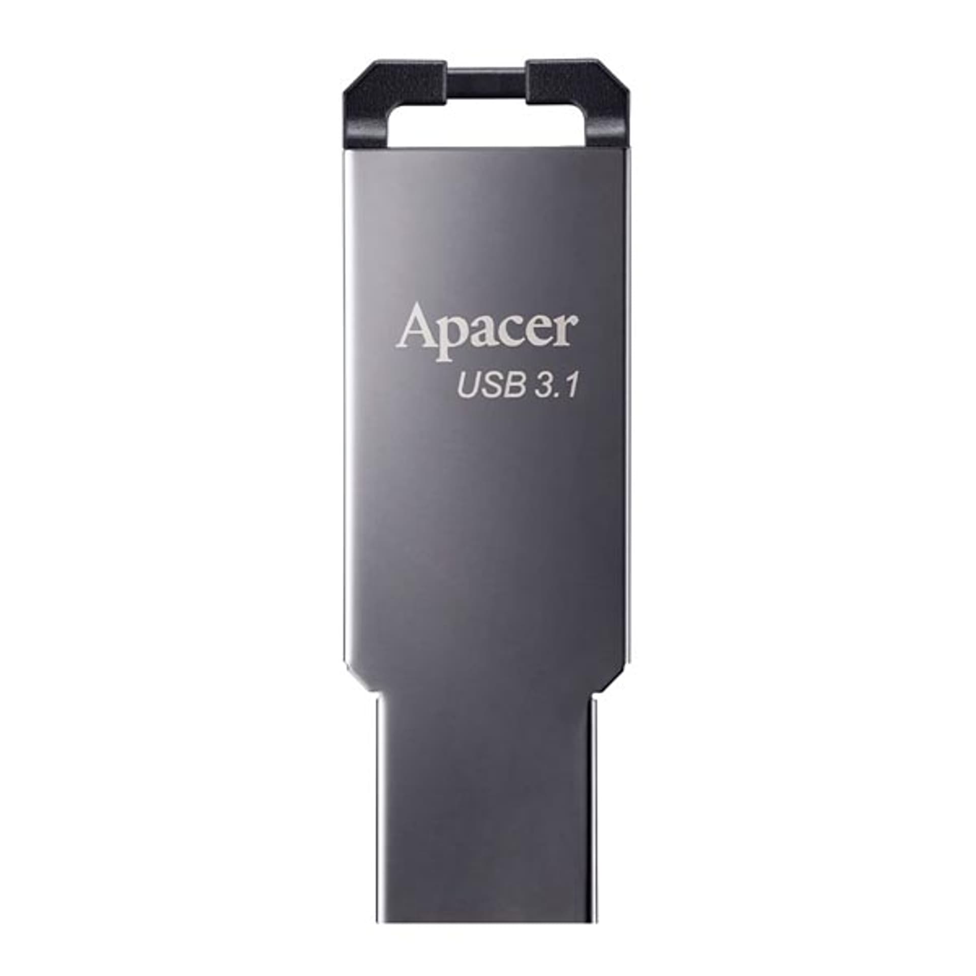 

Apacer USB flash disk, USB 3.0, 32GB, AH360, srebrny, AP32GAH360A-1, z oczkiem na brelok