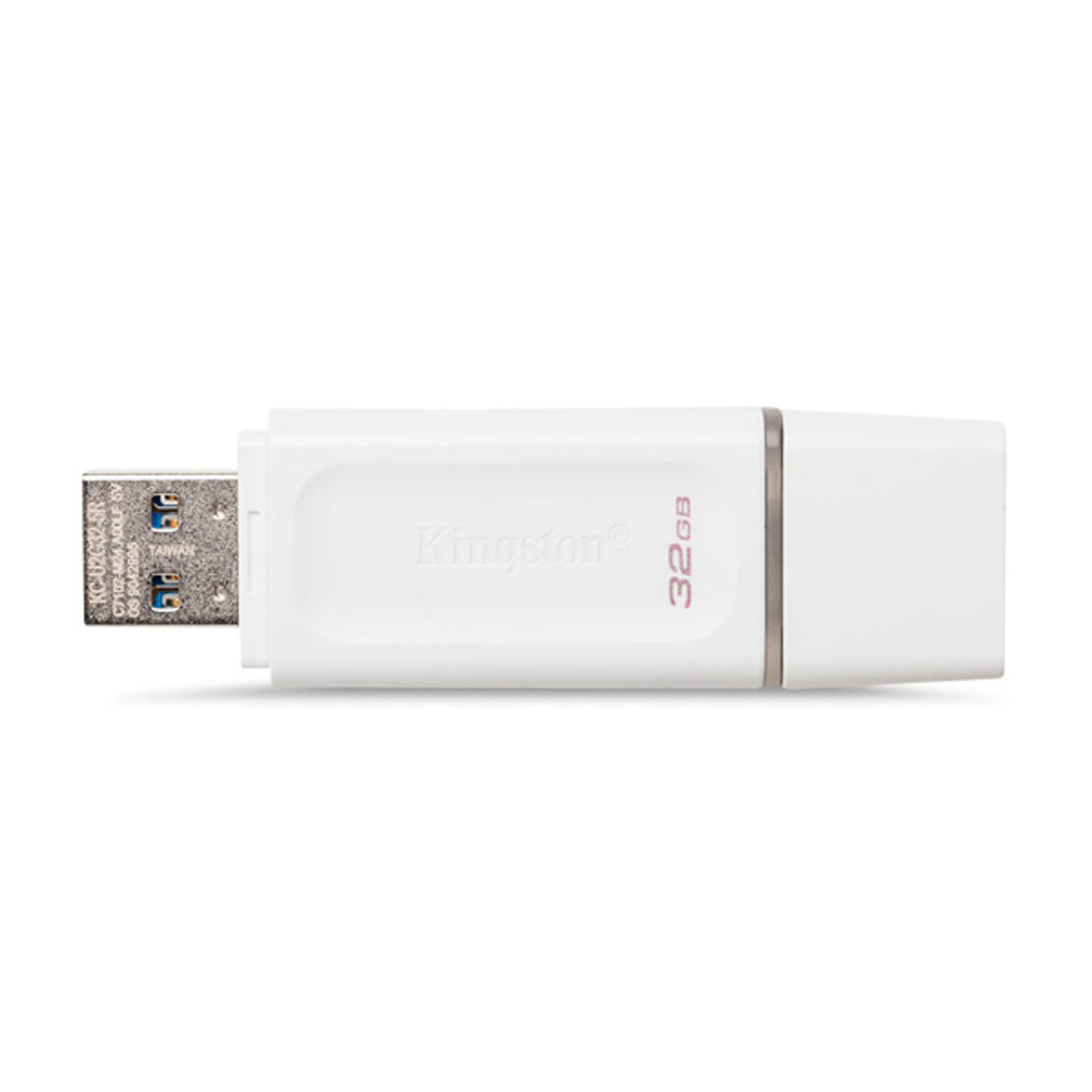 

Kingston USB flash disk, USB 3.0, 32GB, DataTraveler Exodia, białe, DTX/32GB, USB A, z osłoną