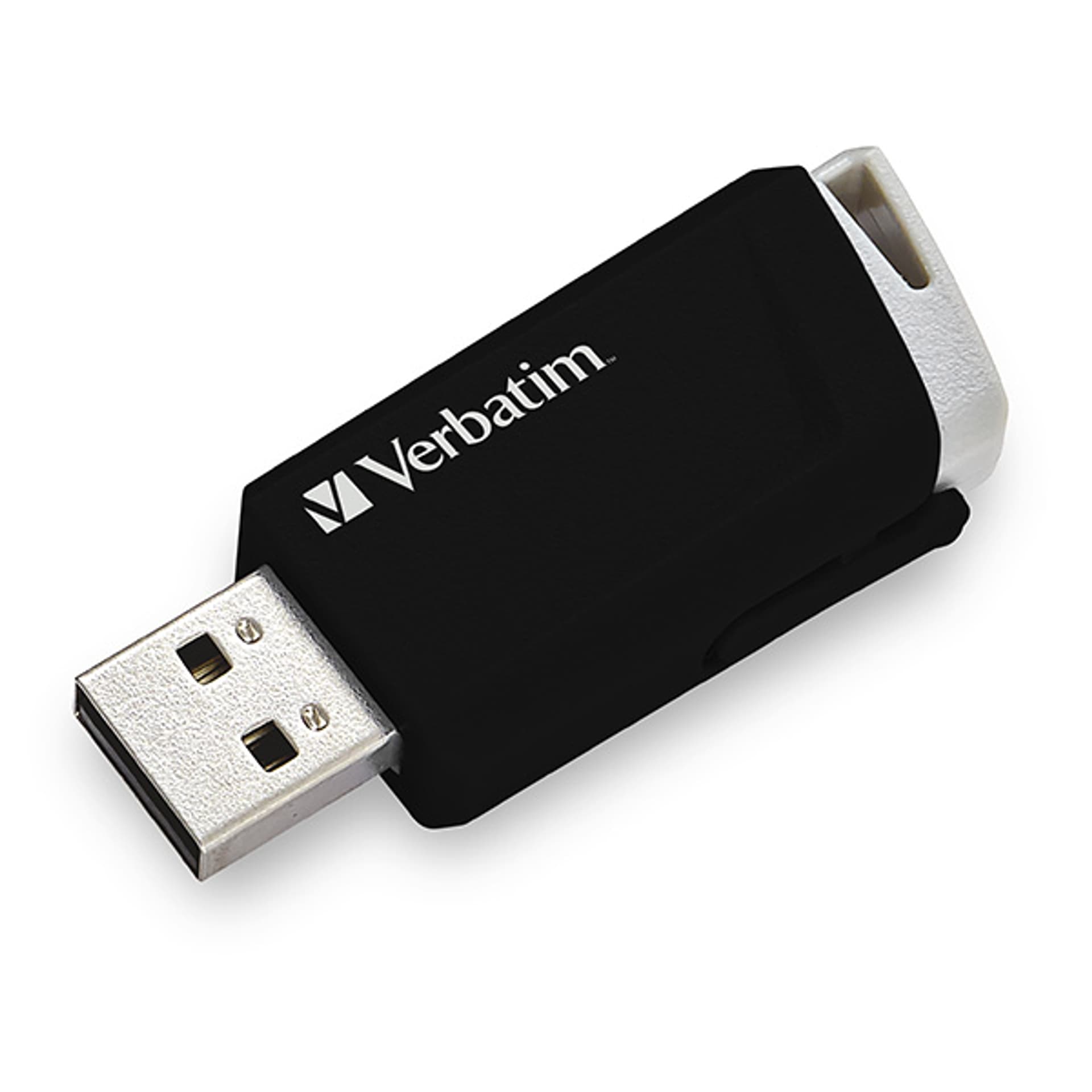 

Verbatim USB flash disk, USB 3.0, 32GB, Store N Click, czarny, 49307, USB A, z wysuwanym złączem