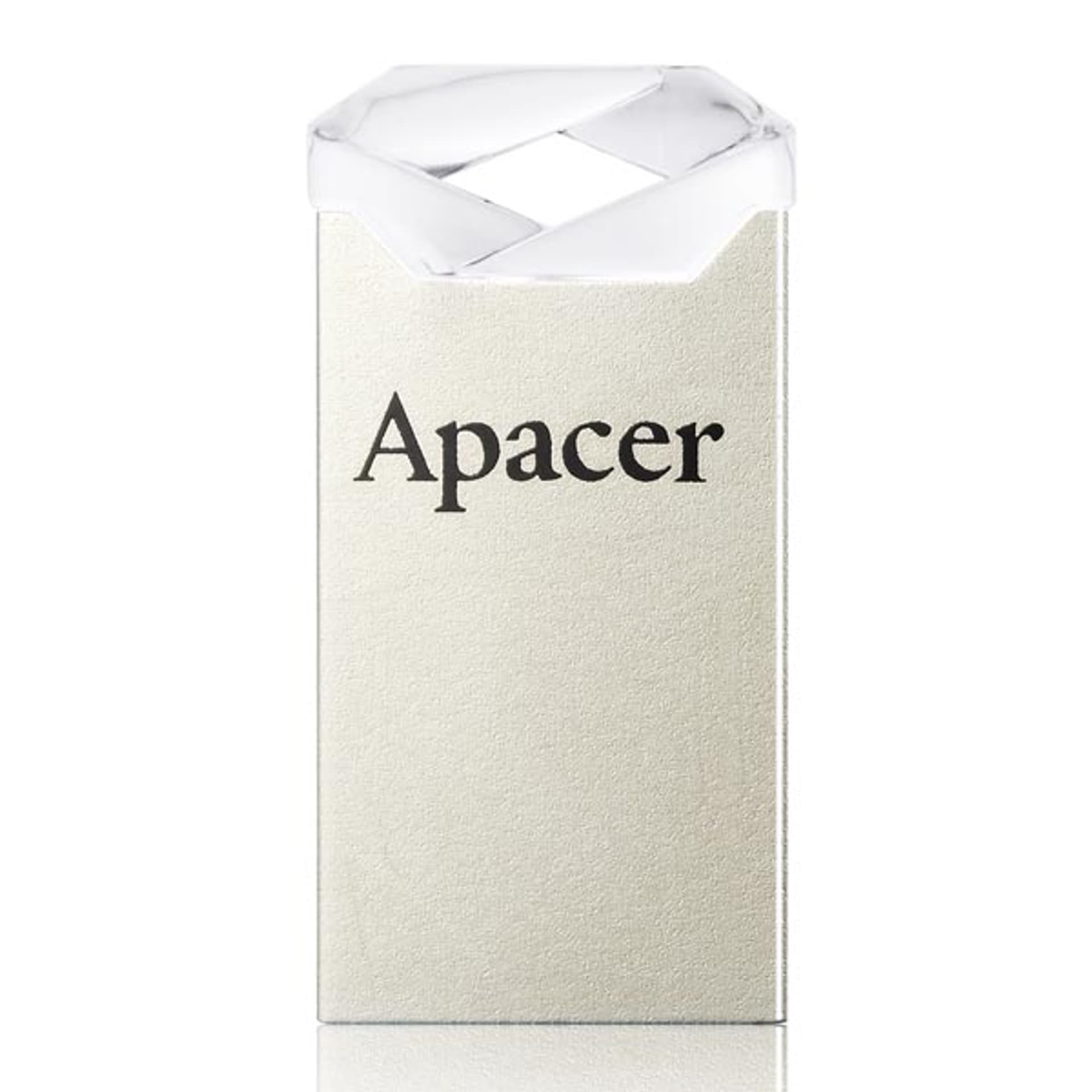 

Apacer USB flash disk, USB 2.0, 64GB, AH111, srebrny, AP64GAH111CR-1, USB A, z oczkiem na brelok