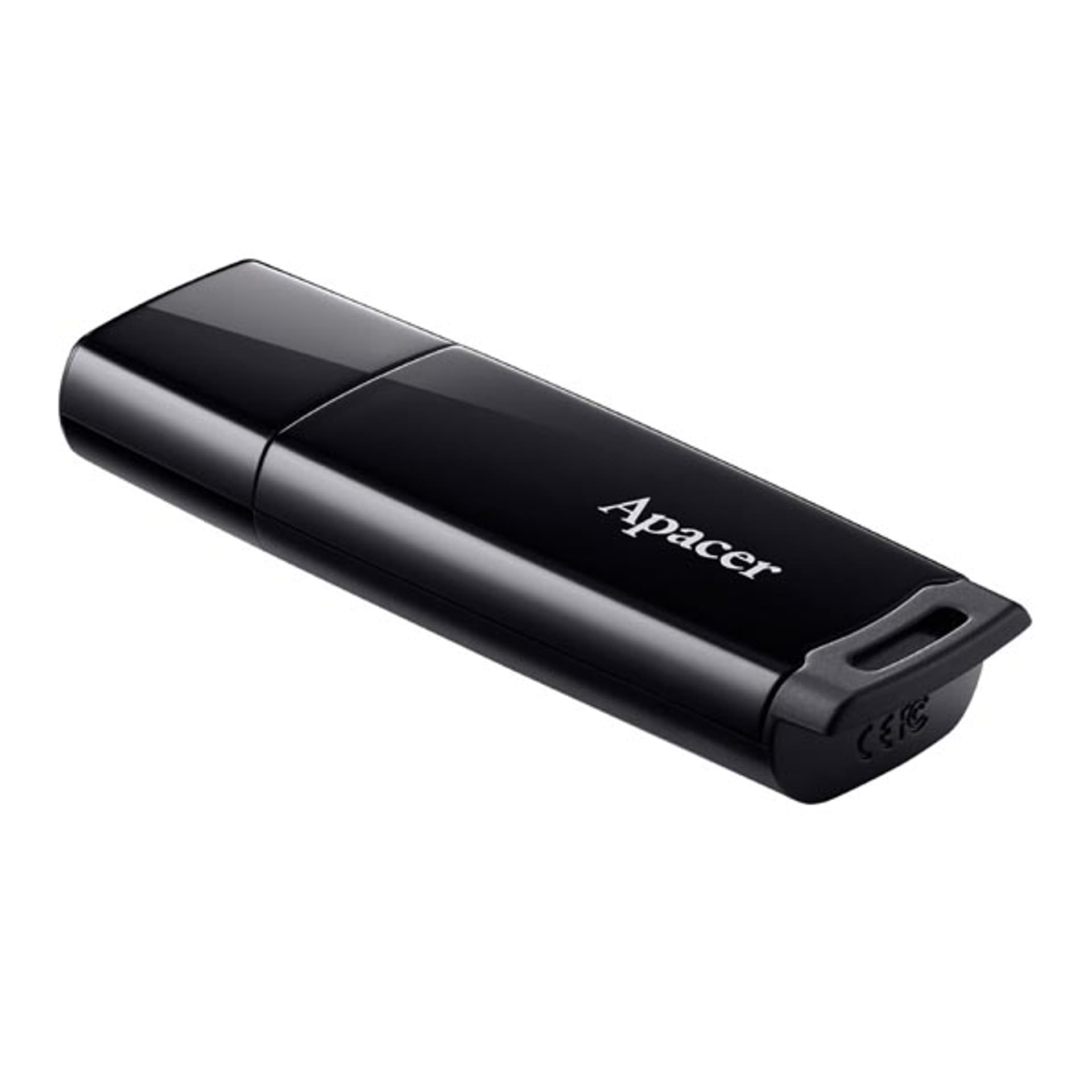 

Apacer USB flash disk, USB 2.0, 64GB, AH336, czarny, AP64GAH336B-1, USB A, z osłoną