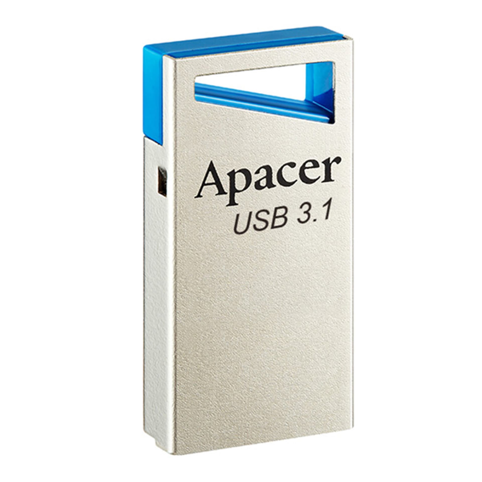 

Apacer USB flash disk, USB 3.0, 128GB, AH155, srebrny, AP128GAH155U-1, USB A, z oczkiem na brelok
