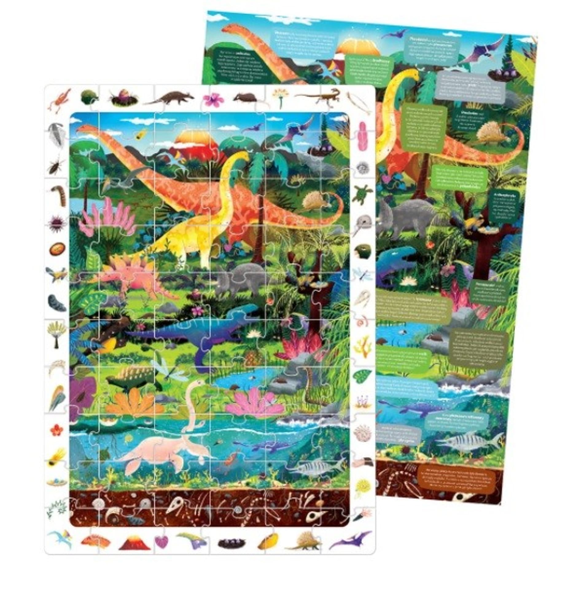 

Puzzle obserwacyjne Dinozaury