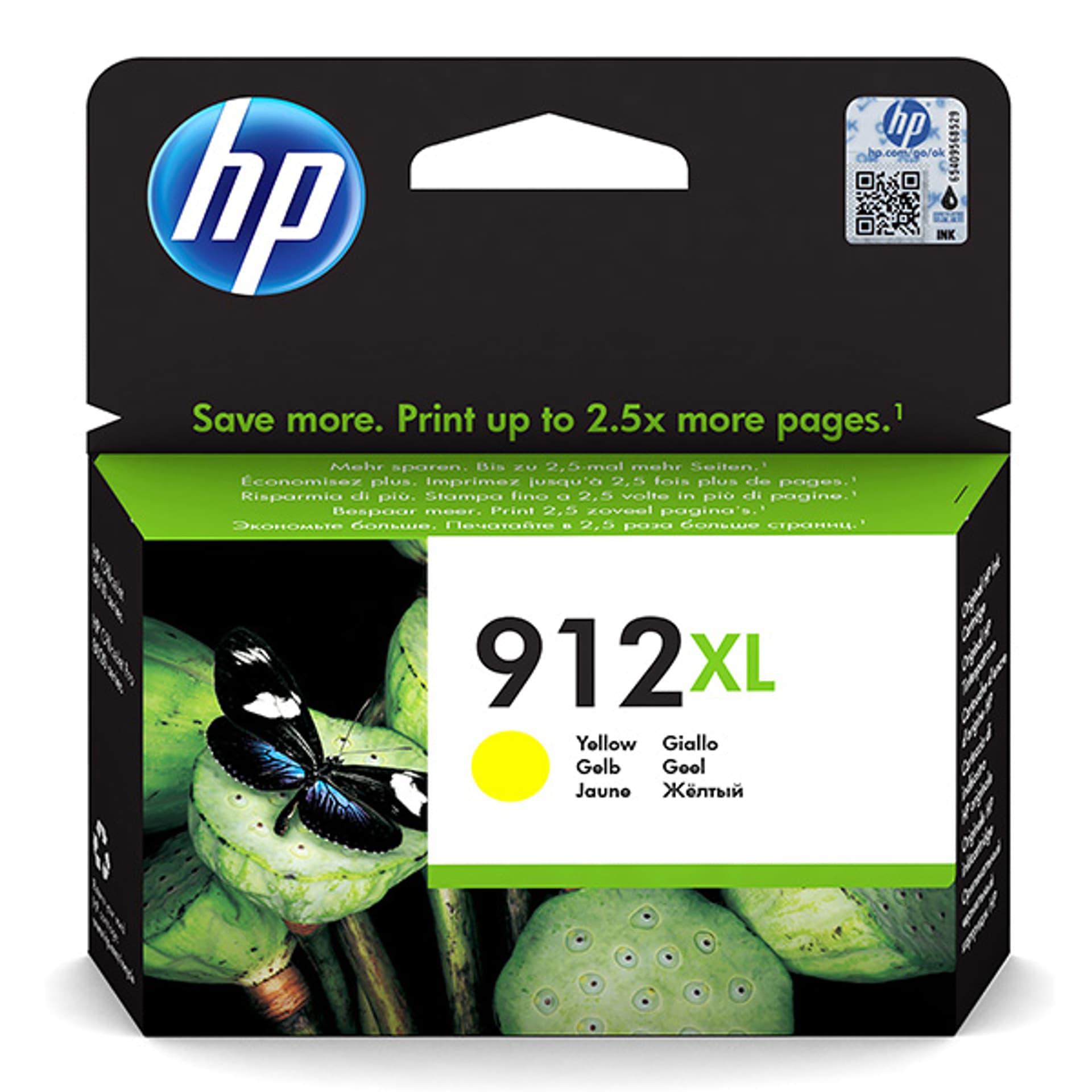 

HP oryginalny ink / tusz 3YL83AE, HP 912XL, yellow, 825s, high capacity, HP Officejet 8012, 8013, 8014, 8015 OJ Pro 8020