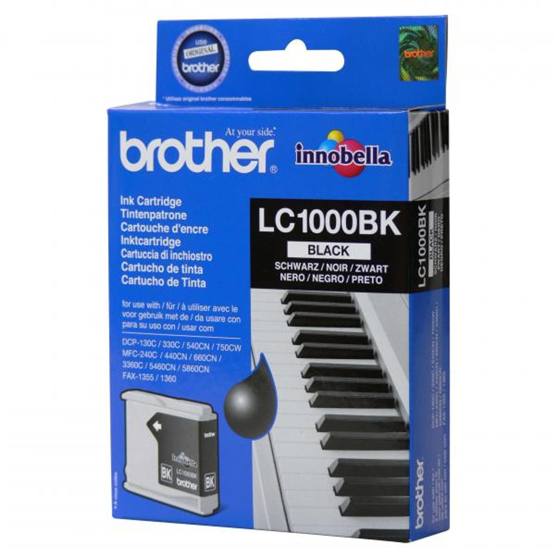 

Brother oryginalny ink / tusz LC-1000BK, black, 500s, Brother DCP-130C, 330C, 540CN, 350C, MFC-440CN, 465CN, 546
