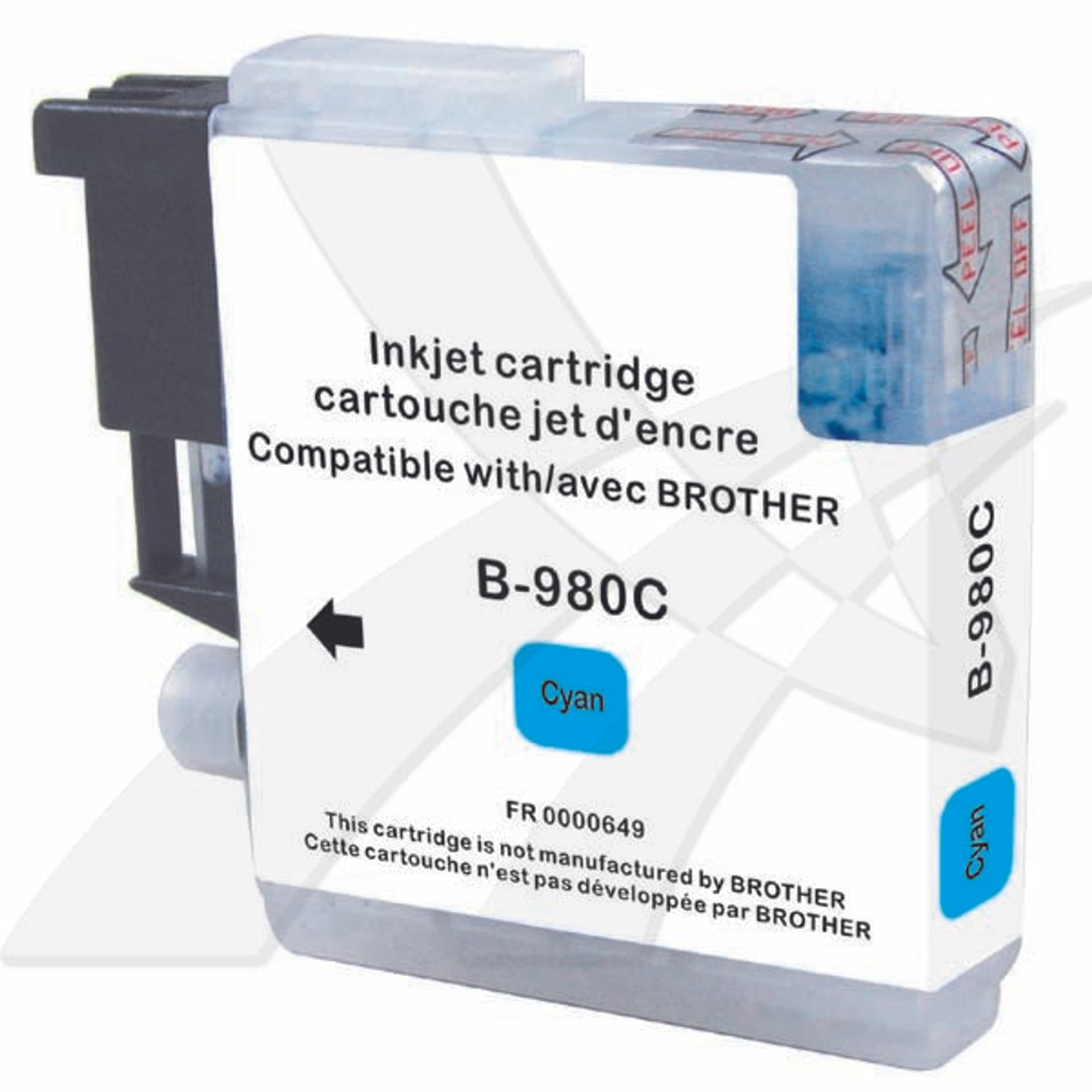 

UPrint kompatybilny ink / tusz z LC-980C, cyan, 12ml, B-980C, dla Brother DCP-145C, 165C