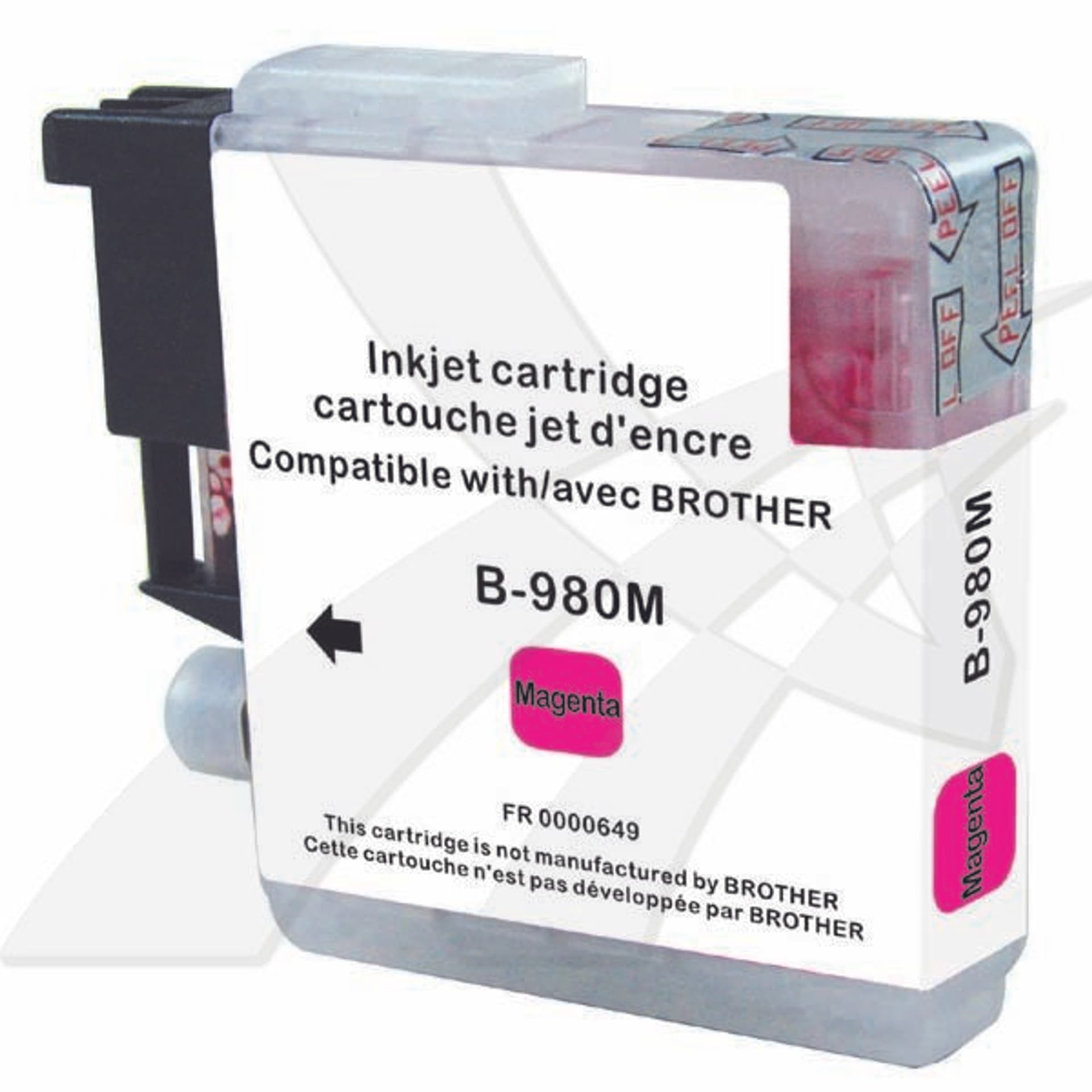 

UPrint kompatybilny ink / tusz z LC-980M, magenta, 12ml, B-980M, dla Brother DCP-145C, 165C