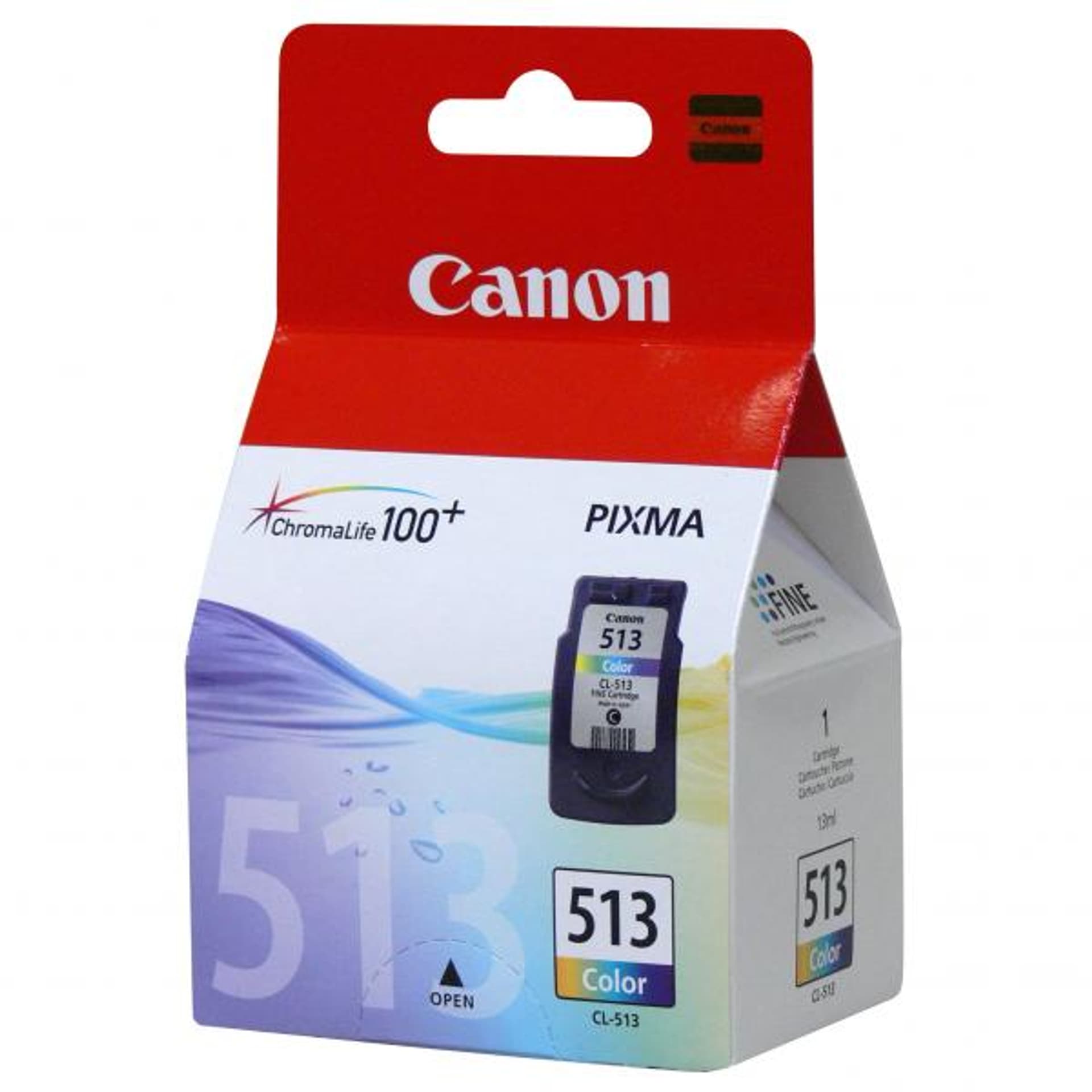 

Canon oryginalny ink / tusz CL513, color, blistr z ochroną, 350s, 13ml, 2971B004, 2971B009, Canon MP240, MP260