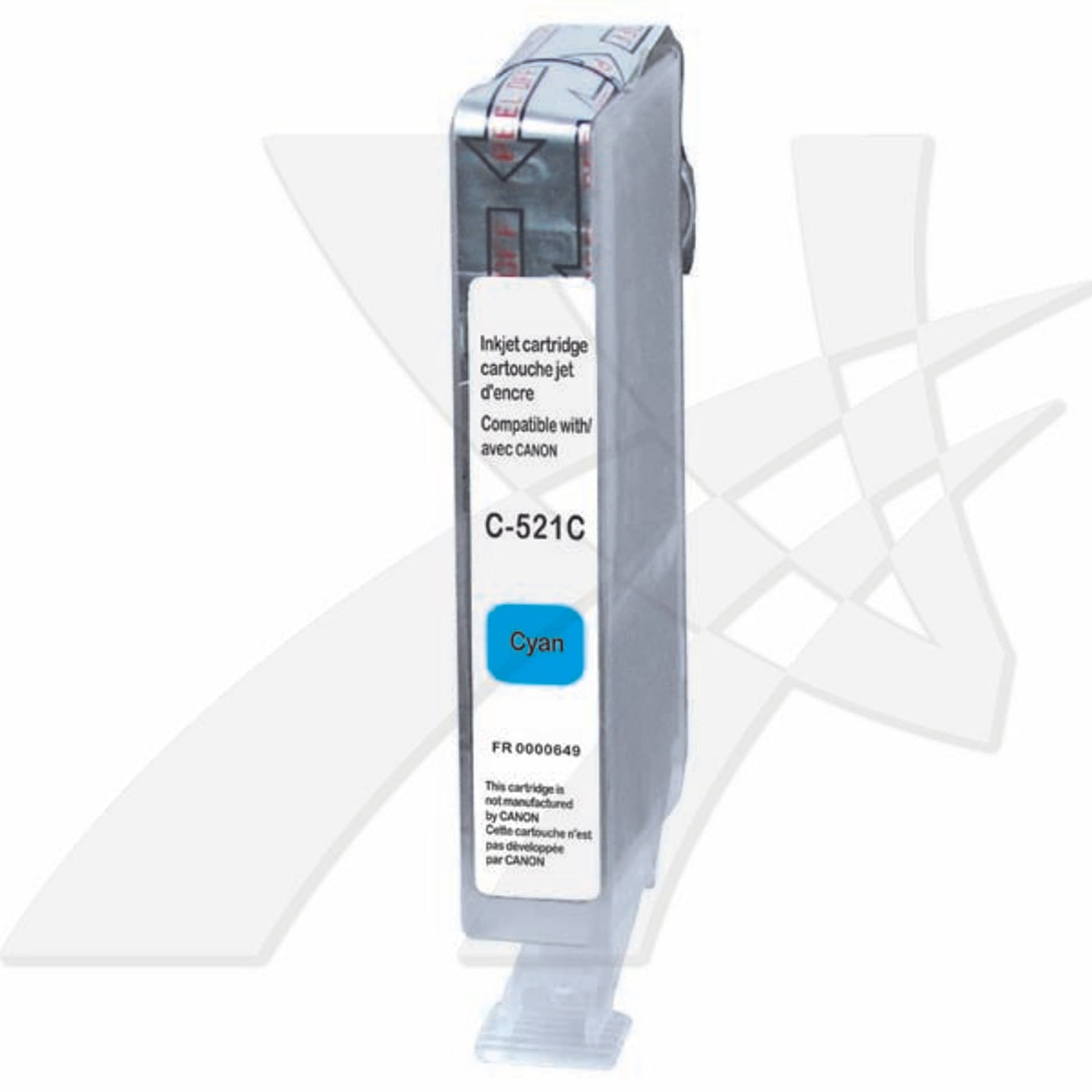 

UPrint kompatybilny ink / tusz z CLI521C, cyan, 450s, 10ml, C-521C, z chipem, dla Canon iP3600, iP4600, MP620, MP630, MP980