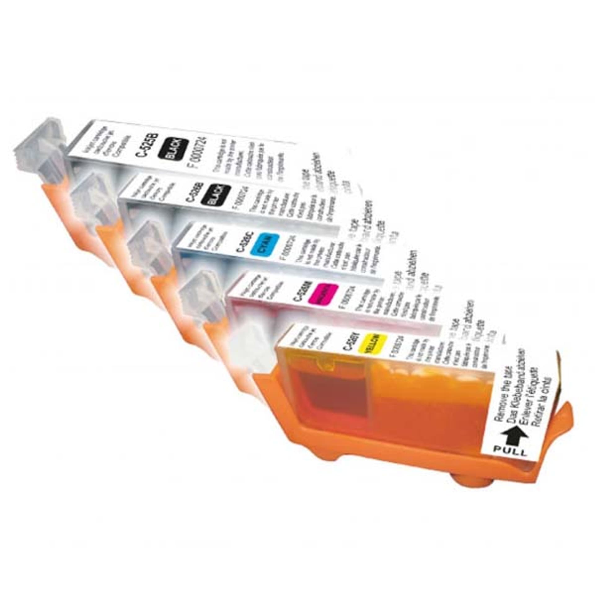 

UPrint kompatybilny ink / tusz z CLI526, 2xblack/1xcyan/1xmagenta/1xyellow, C-525/526 PACK, z chipem, dla Canon Pixma MG5150, MG5