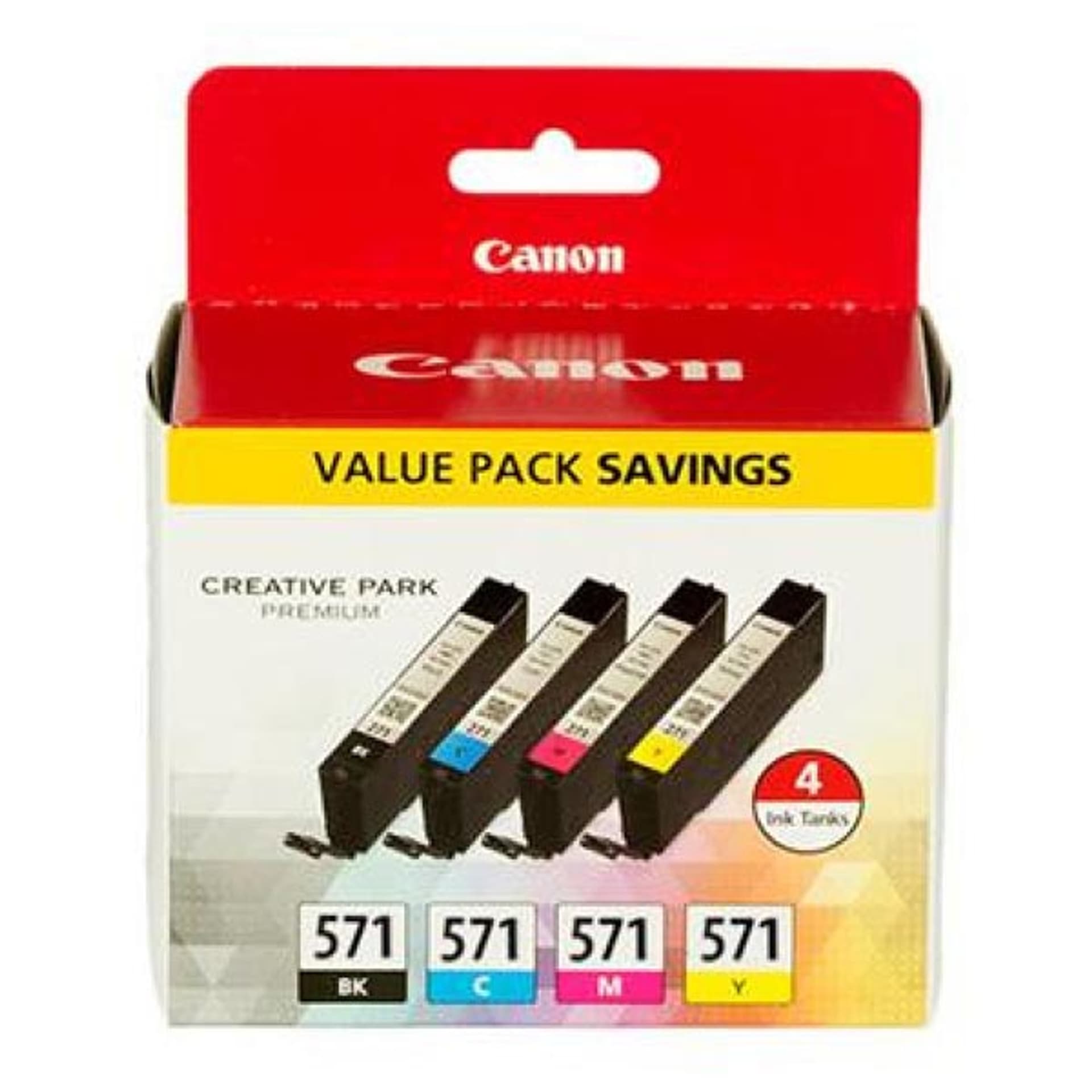 

Wkład CANON CLI-571 Multipack 4 szt. 0386C005
