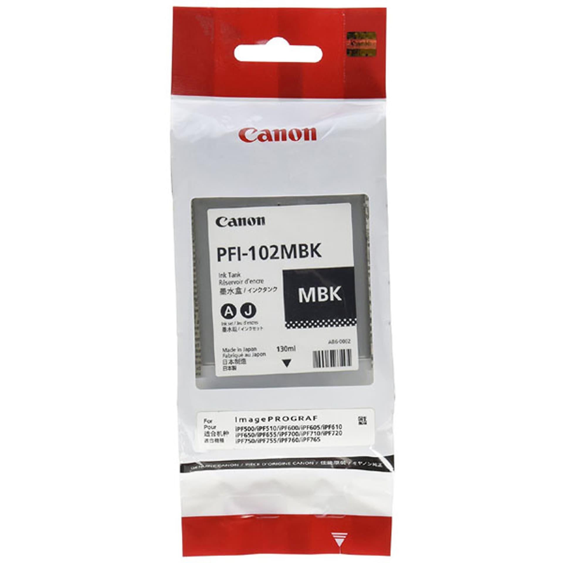 

Canon oryginalny ink / tusz PFI-120 MBK, czarny mat, 130ml, 2884C001, Canon TM-200, 205, 300, 305