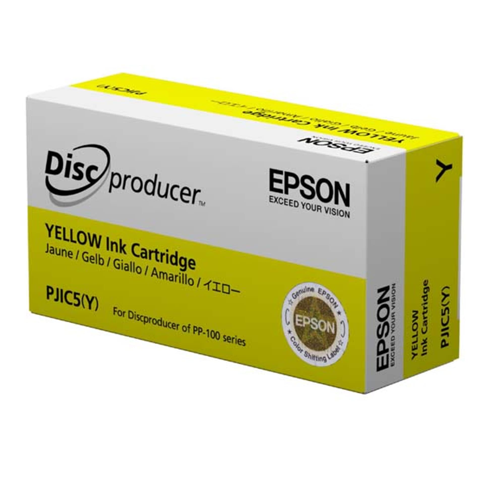 

Wkład EPSON PJIC5(Y) Żółty C13S020451, Y) żółty c13s02045