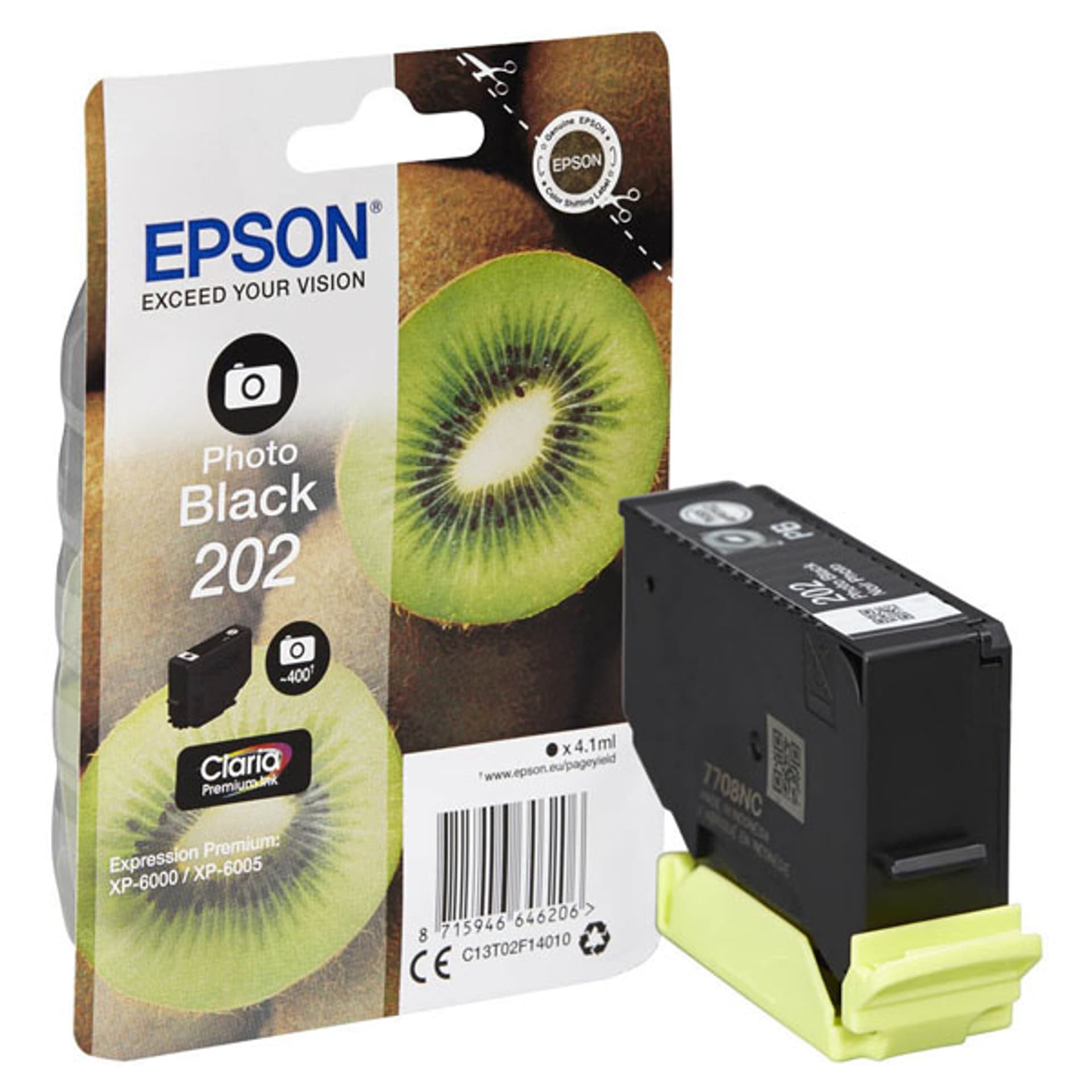 

Epson oryginalny ink / tusz 13T02F14010, 202, photo black, 400 (foto)s, 1x4.1ml, Epson XP-6000, XP-6005, Foto)s/1x4.1ml/epson xp-6000/xp-600