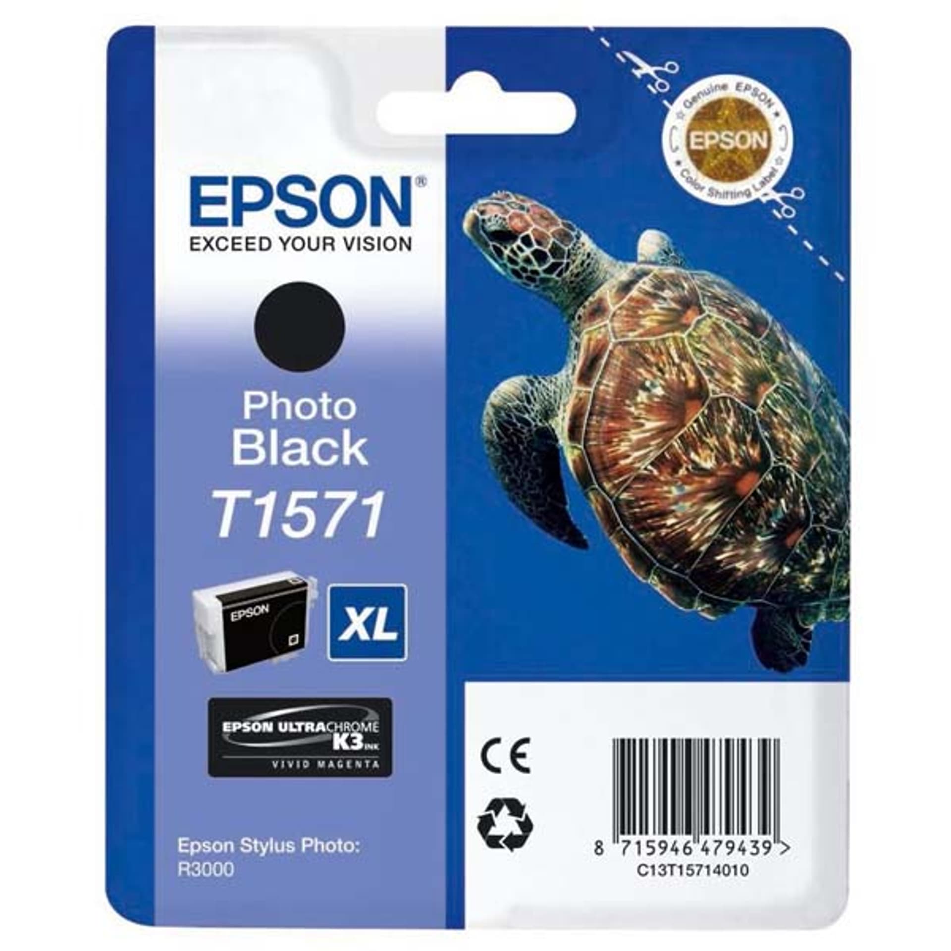

Epson oryginalny ink / tusz C13T15724010, cyan, 25,9ml, Epson Stylus Photo R3000