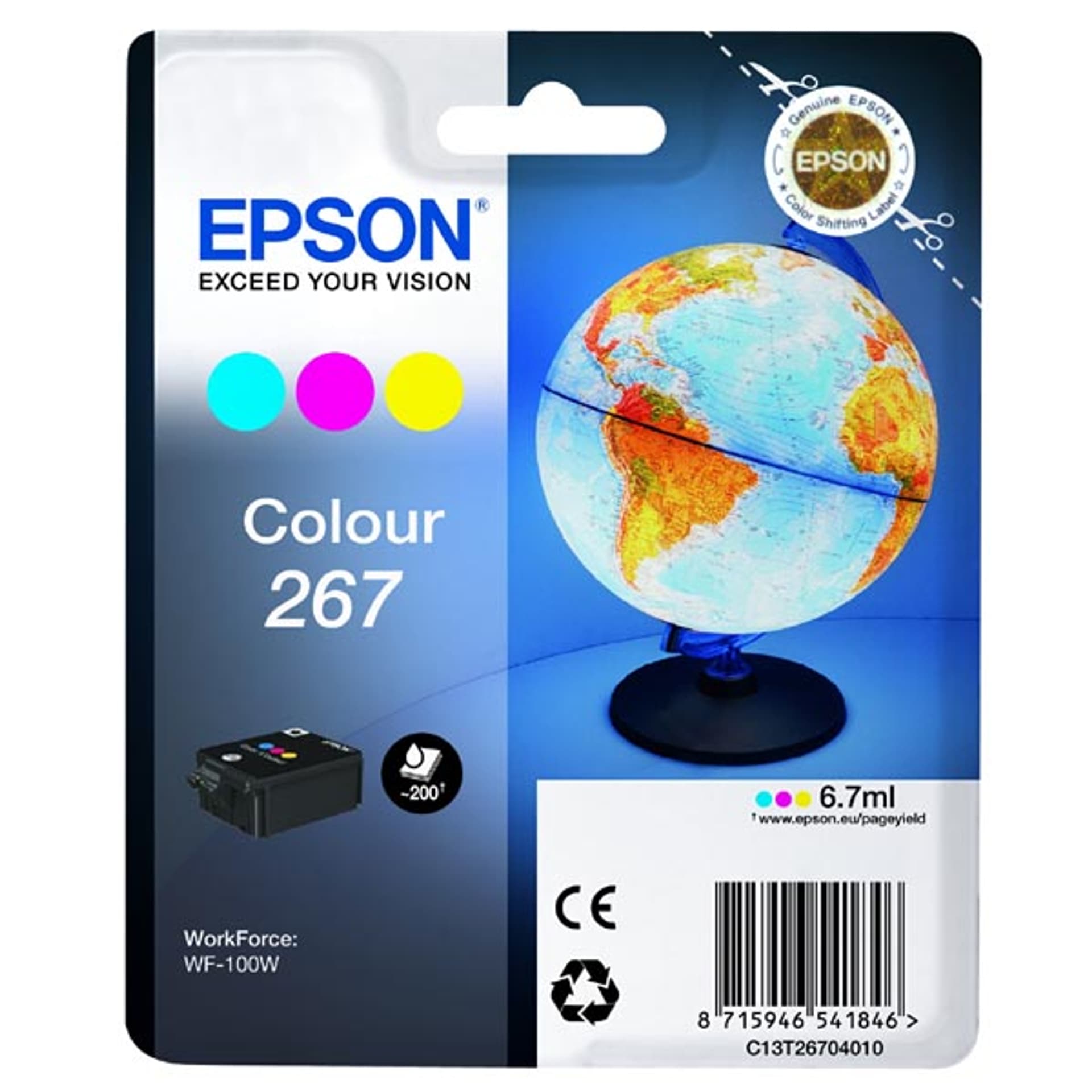 

Tusz EPSON Colour 267 C13T26704010