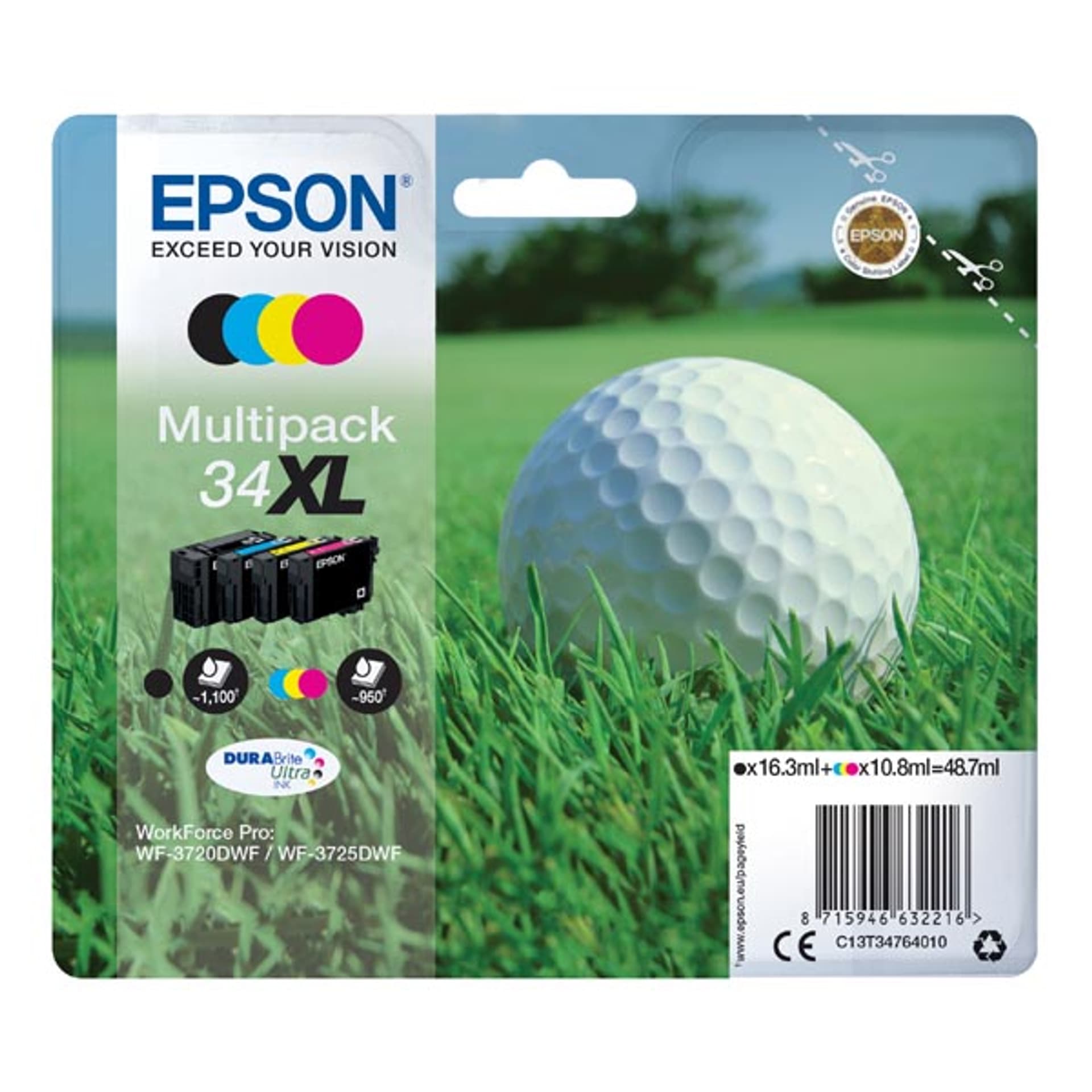 

Zestaw tuszy EPSON C13T34764010