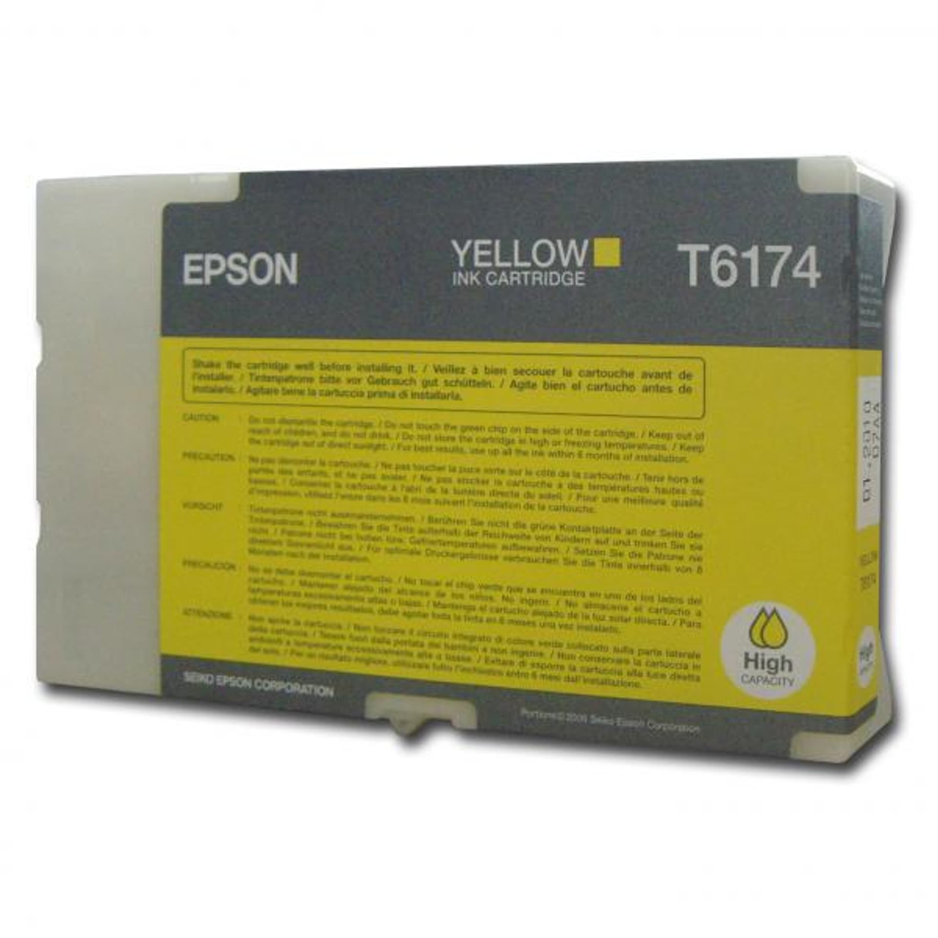 

Epson oryginalny ink / tusz C13T617400, yellow, 100ml, high capacity, Epson B500, B500DN