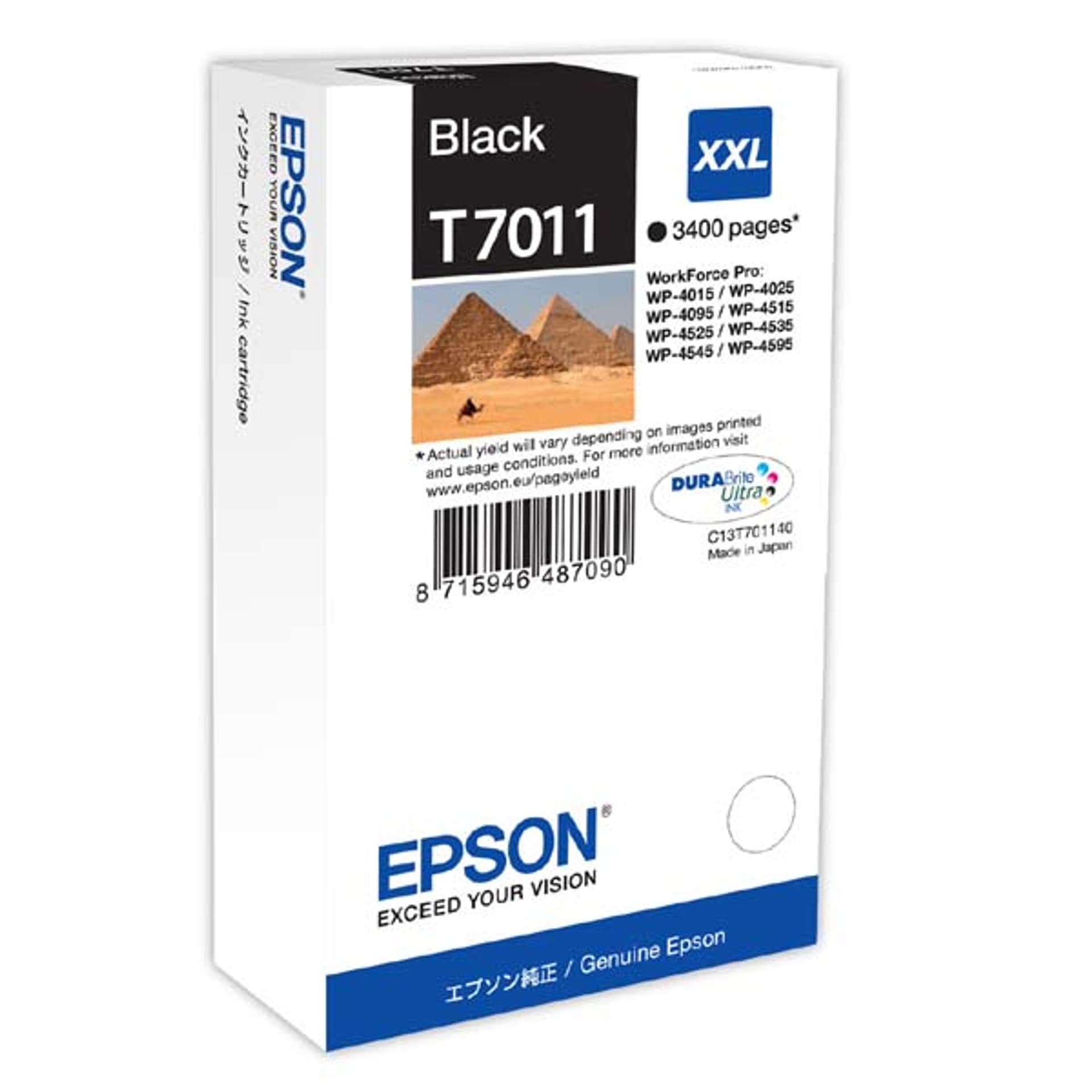 

Wkład EPSON T7011 Czarny C13T70114010