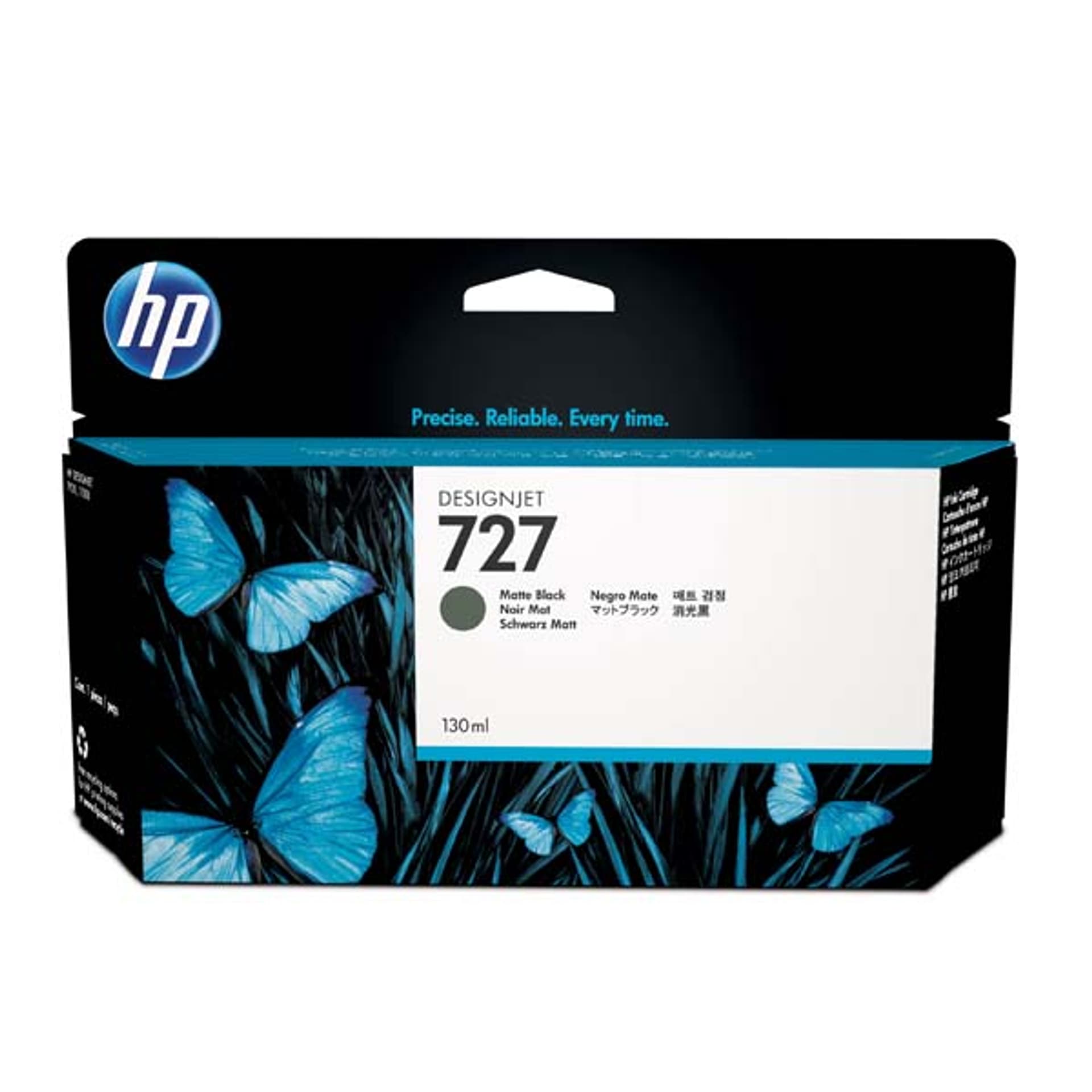 

Wkład HP Czarny matowy wkład atramentowy HP 727 Designjet 130 ml B3P22A