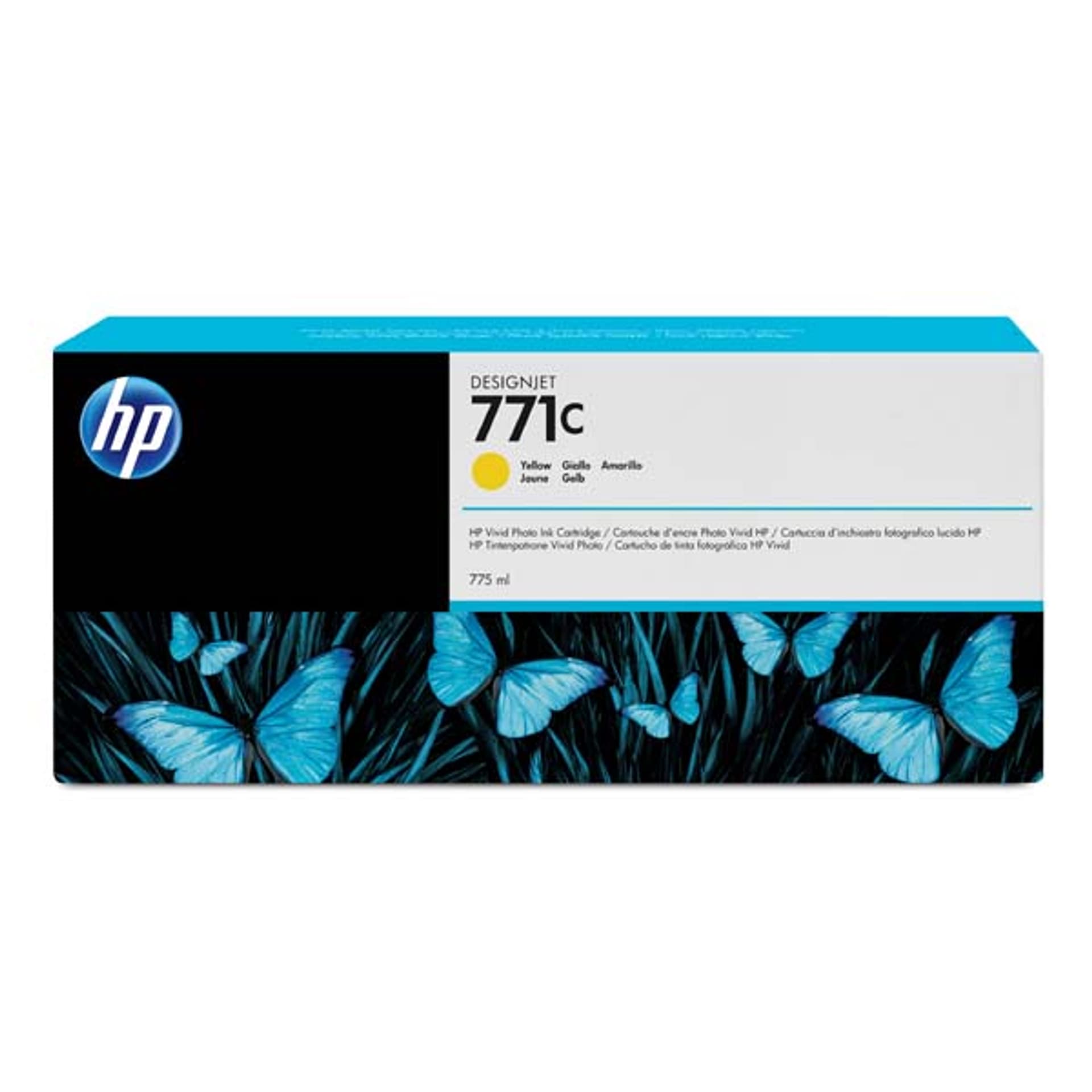 

HP oryginalny ink / tusz B6Y10A, HP 771C, yellow, 775ml, HP Designjet Z6200, Z6600, Z6800