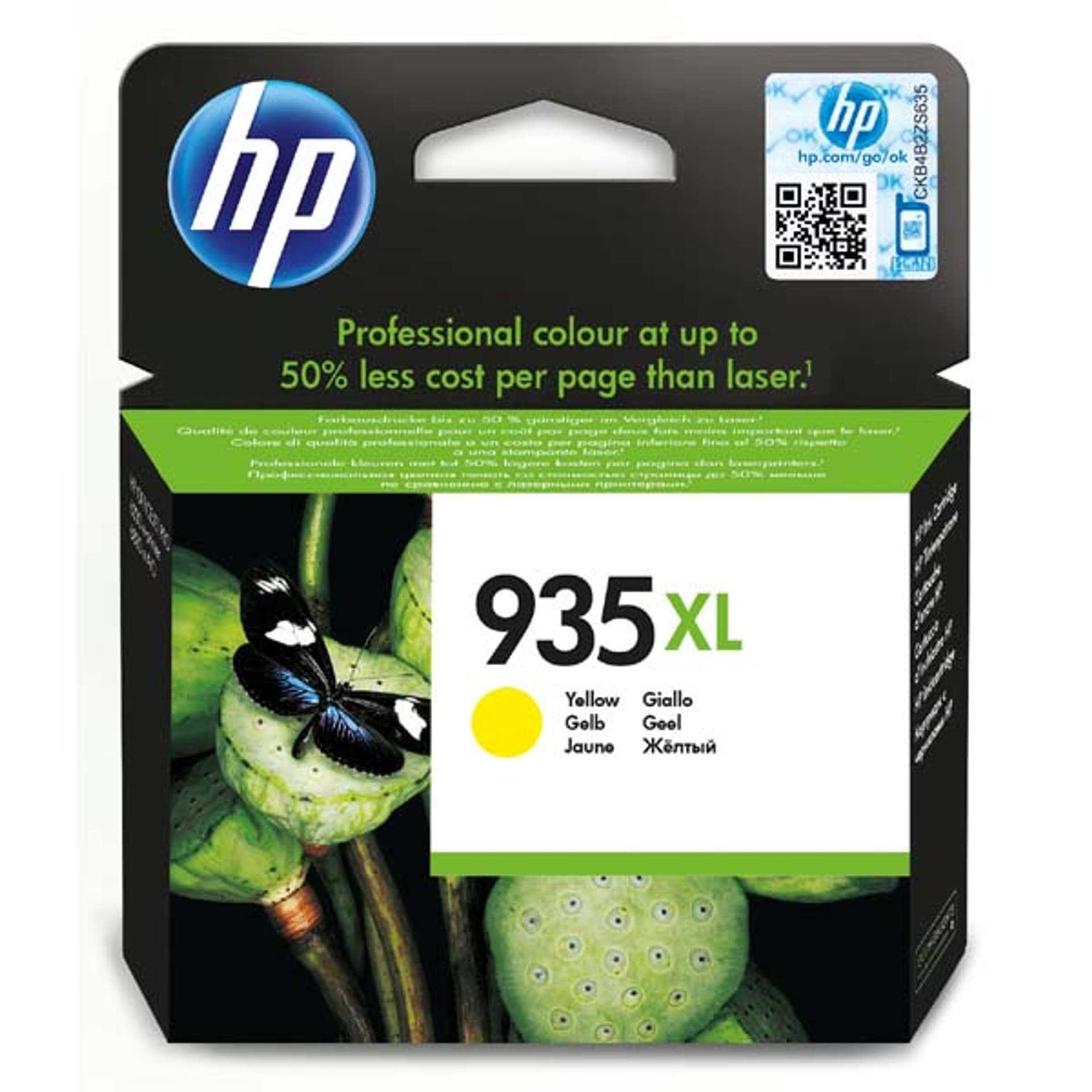 

HP oryginalny ink / tusz C2P26AE, HP 935XL, yellow, 825s, 9,5ml, HP Officejet 6812,6815,Officejet Pro 6230,6830,6835