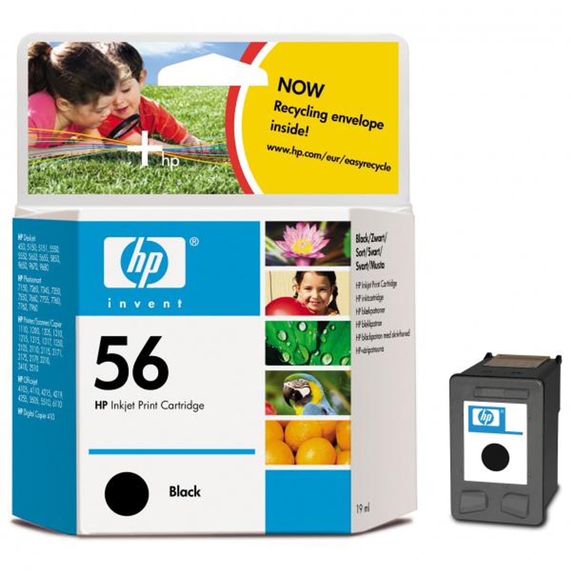 

HP oryginalny ink / tusz C6656AE, HP 56, black, 520s, 19ml, HP DeskJet 450, 5652, 5150, 5850, psc-7150, OJ-6110