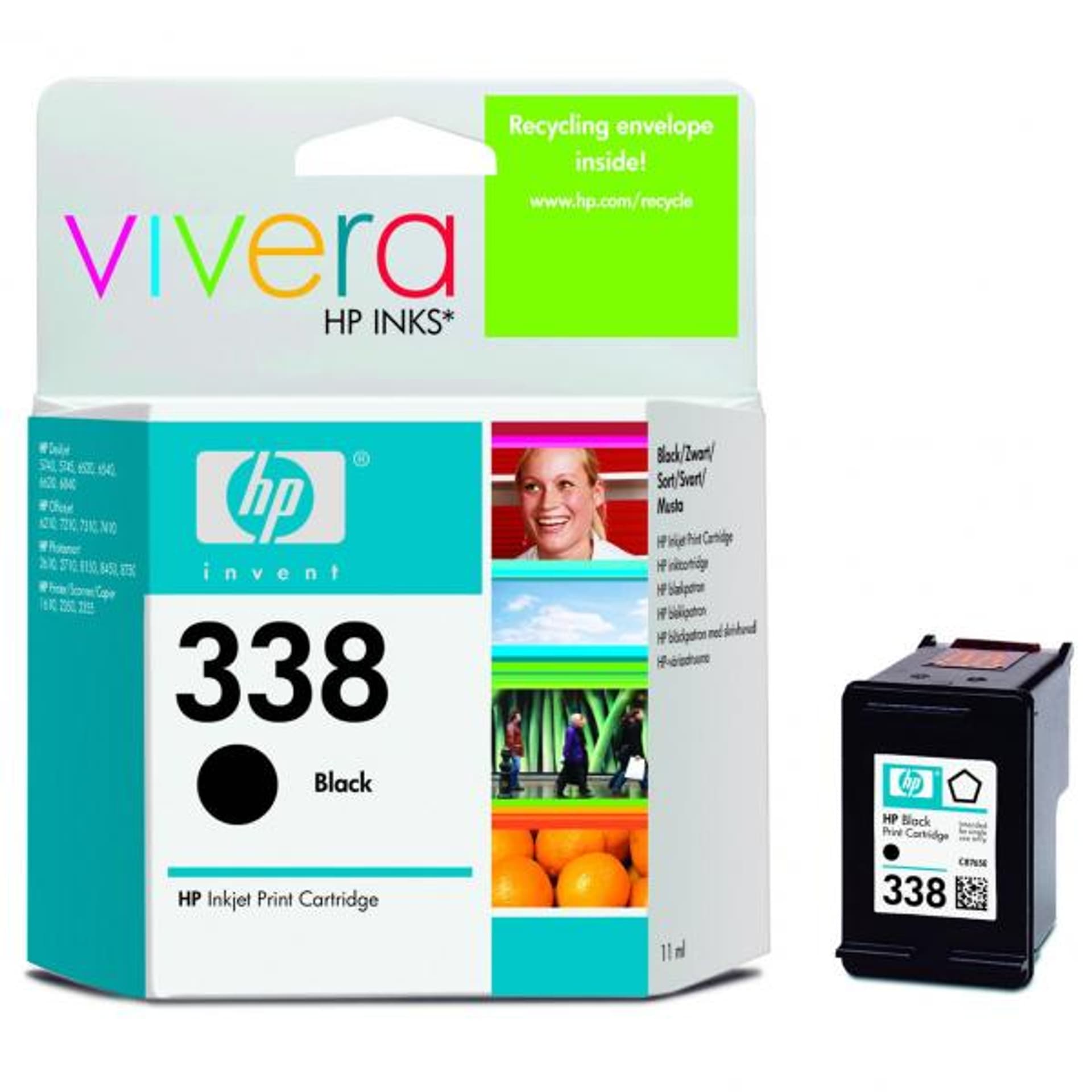 

HP oryginalny ink / tusz C8765EE, HP 338, black, 480s, 11ml, HP Photosmart 8150, 8450, OJ-6210, DeskJet 5740