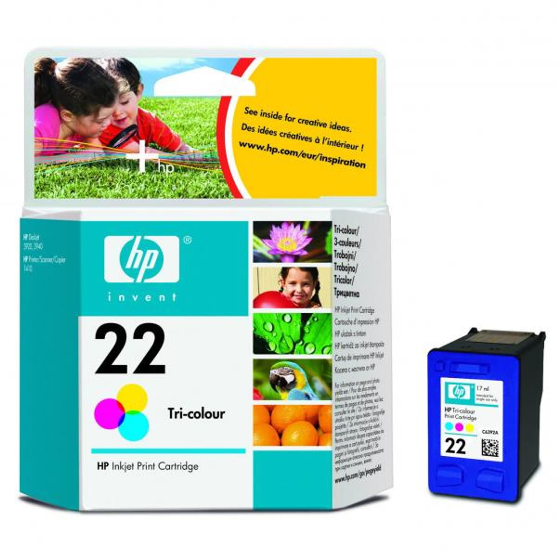 

HP oryginalny ink / tusz C9352AE, HP 22, color, 138s, 5ml, HP PSC-1410, DeskJet F380, D2300, OJ-4300, 5600