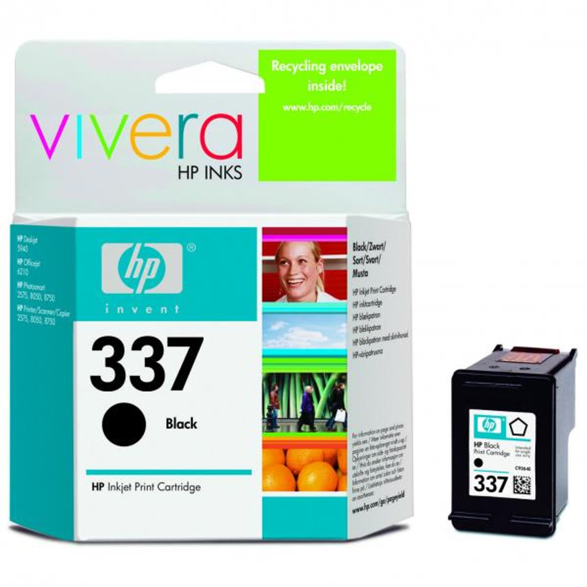 

HP oryginalny ink / tusz C9364EE, HP 337, black, 400s, 11ml, HP Photosmart D5160, C4180, 8750, OJ-6310, DJ-5940