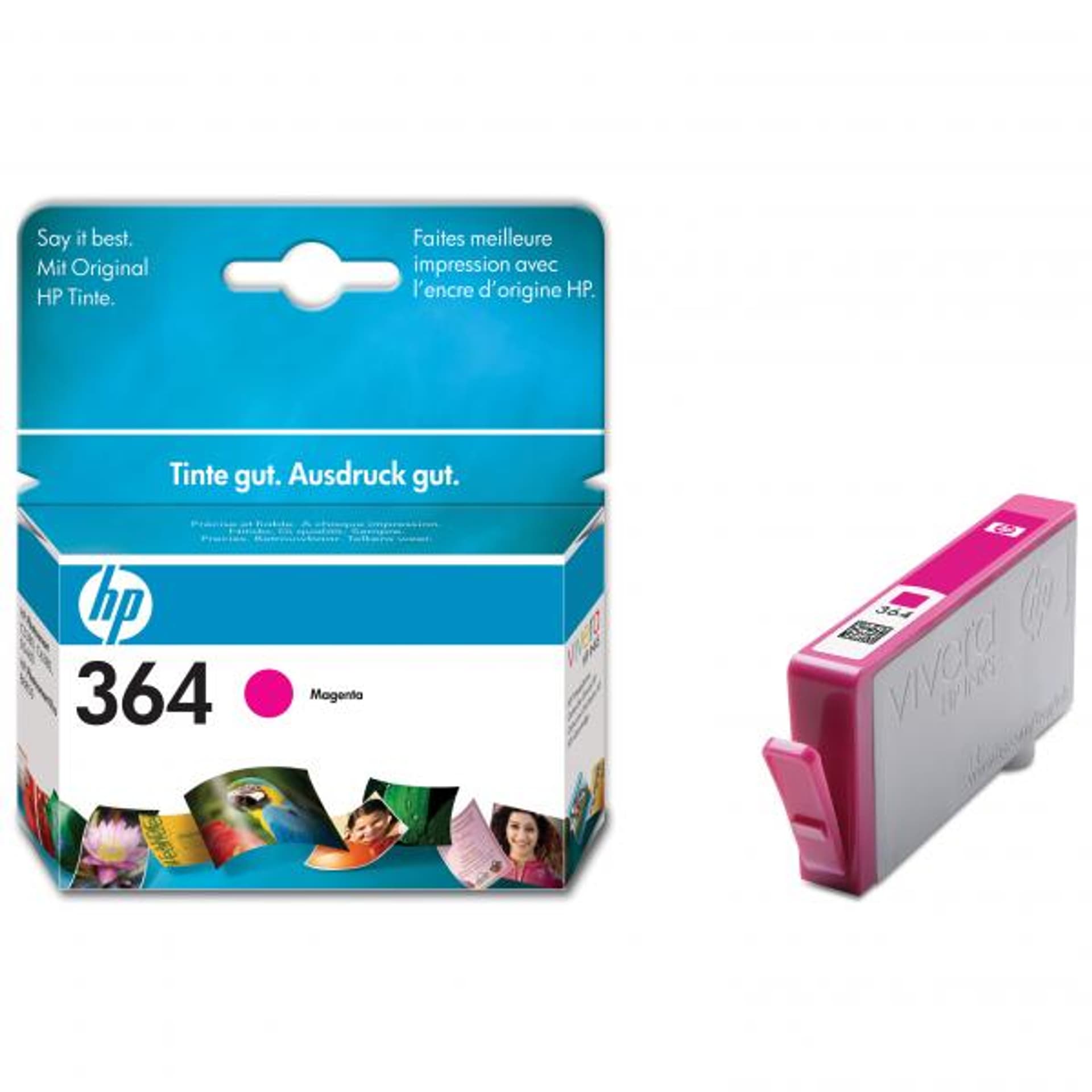 

HP oryginalny ink / tusz CB319EE, HP 364, magenta, blistr, 300s, HP Photosmart B8550, C5380, D5460